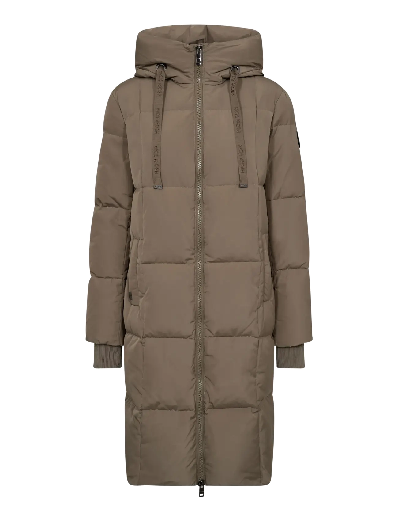 MOS MOSH MMNova Square Down Coat - Tøj - BRINDLE / beige