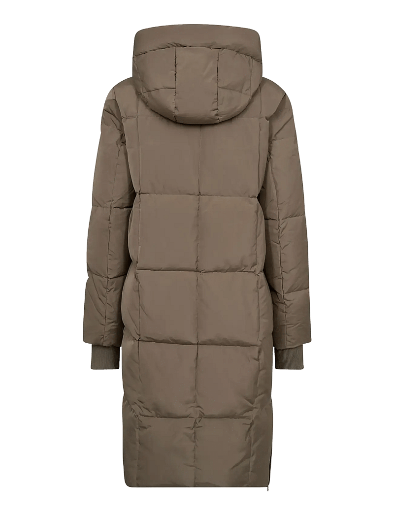 MOS MOSH - MMNova Square Down Coat - vinterjakker - brindle - 2