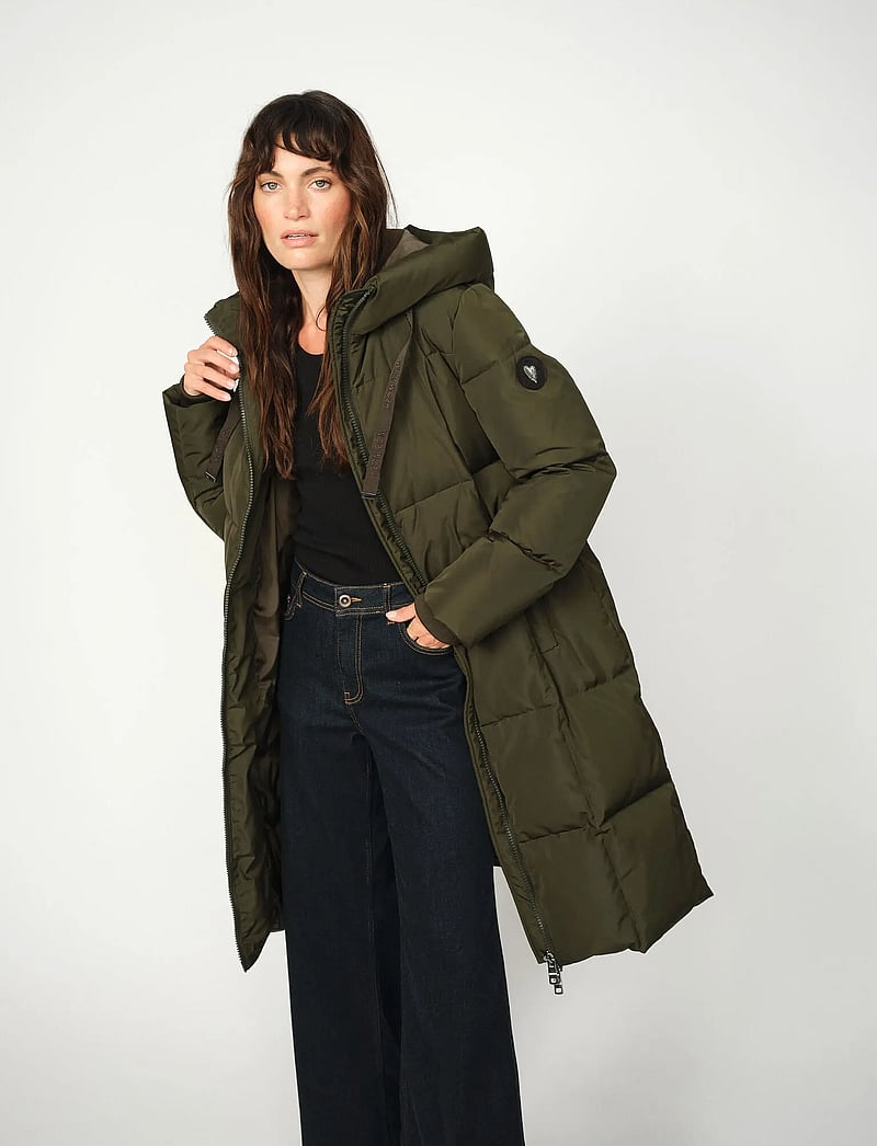 MOS MOSH - MMNova Square Down Coat - Žieminės striukės - rosin - 3