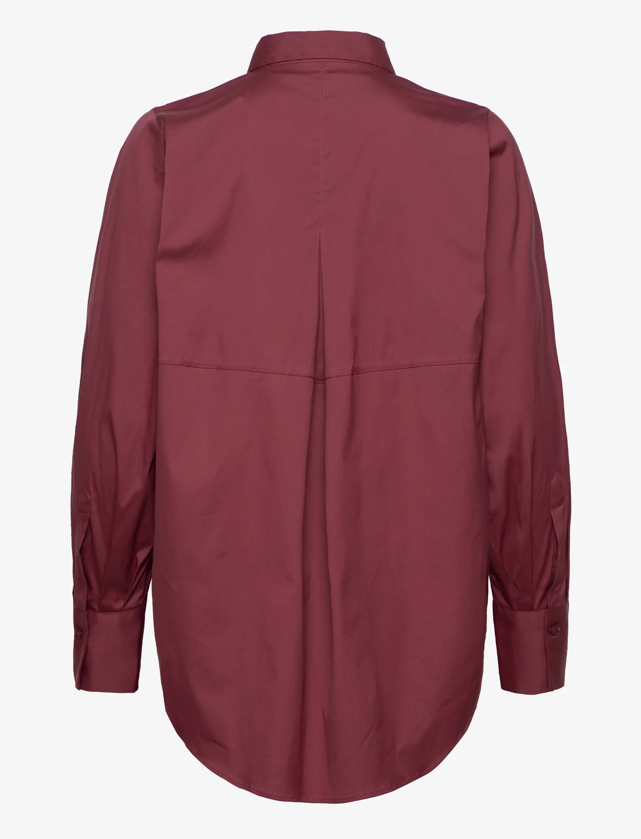 MOS MOSH - MMEnola Shirt - langermede skjorter - oxblood red - 1