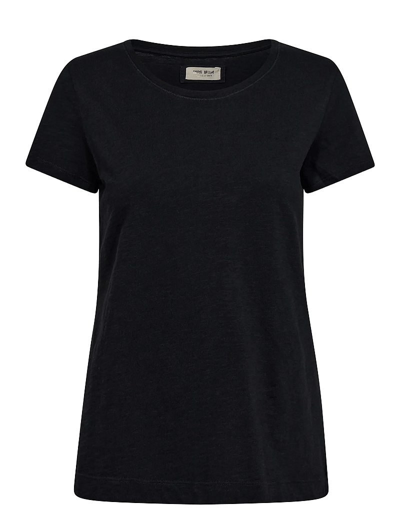 MOS MOSH - MMArden Organic O-Ss Tee - t-shirts - black - 0