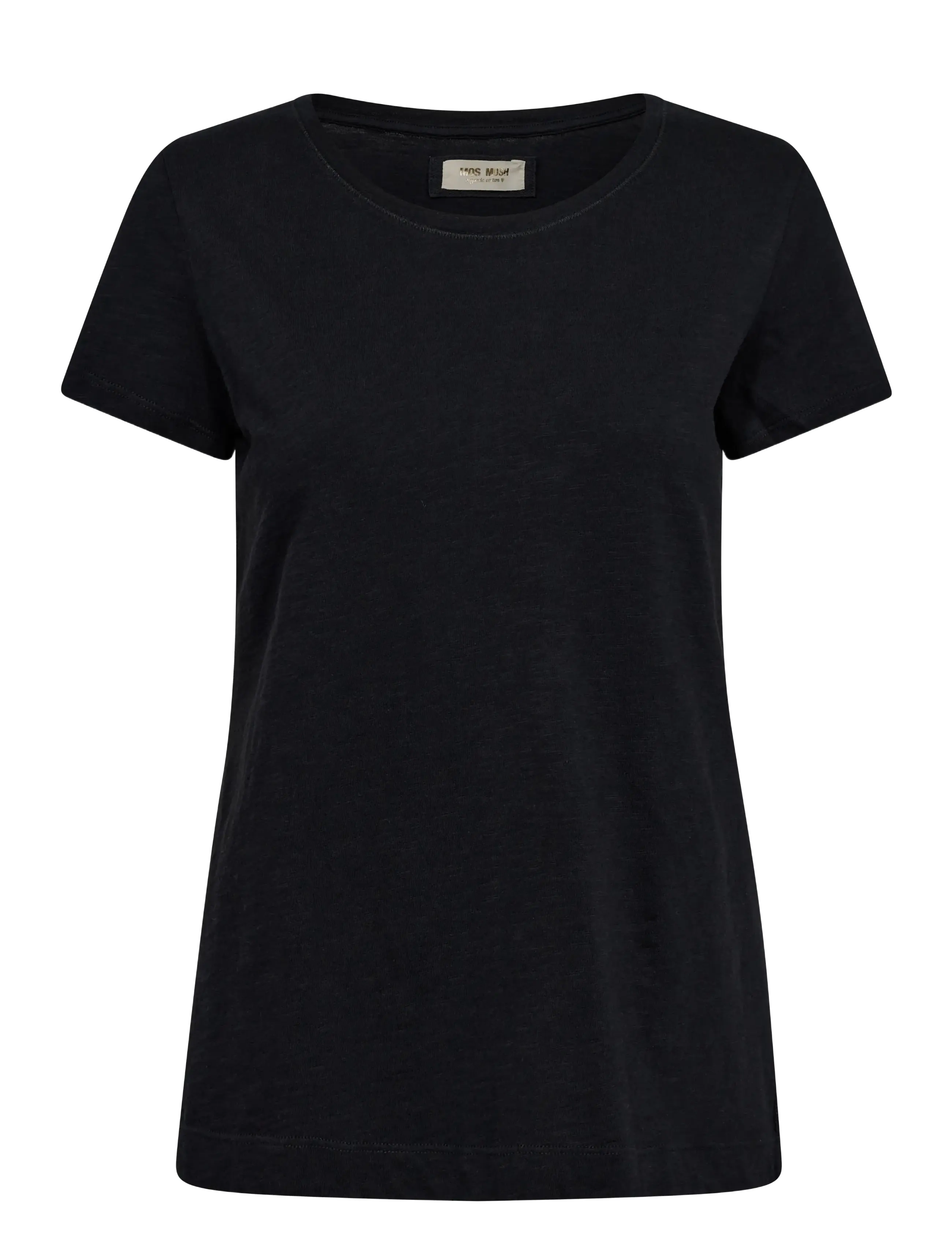 MOS MOSH MMArden Organic O-Ss Tee - T-shirts - BLACK / navy