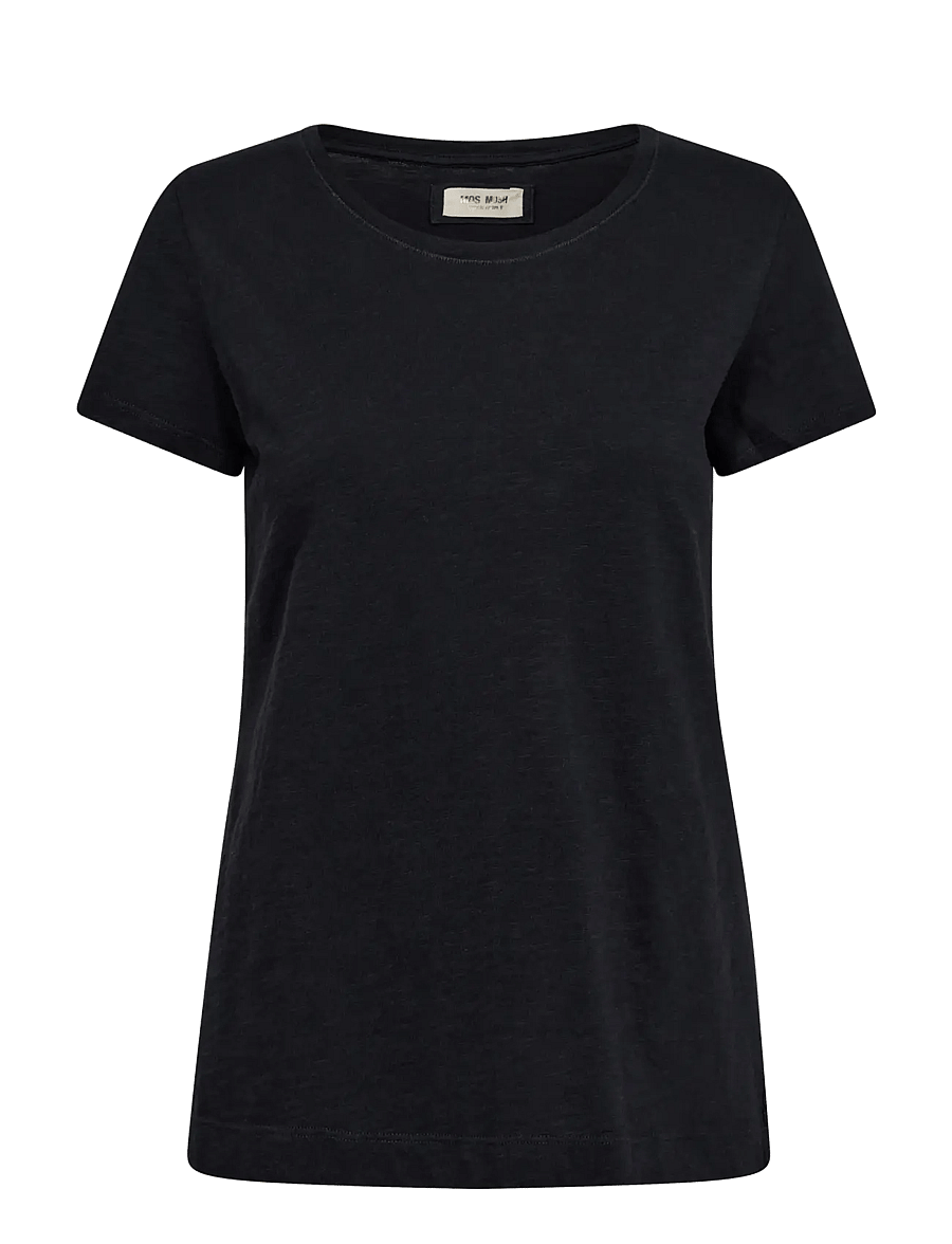MOS MOSH - MMArden Organic O-Ss Tee - t-shirts - black - 1