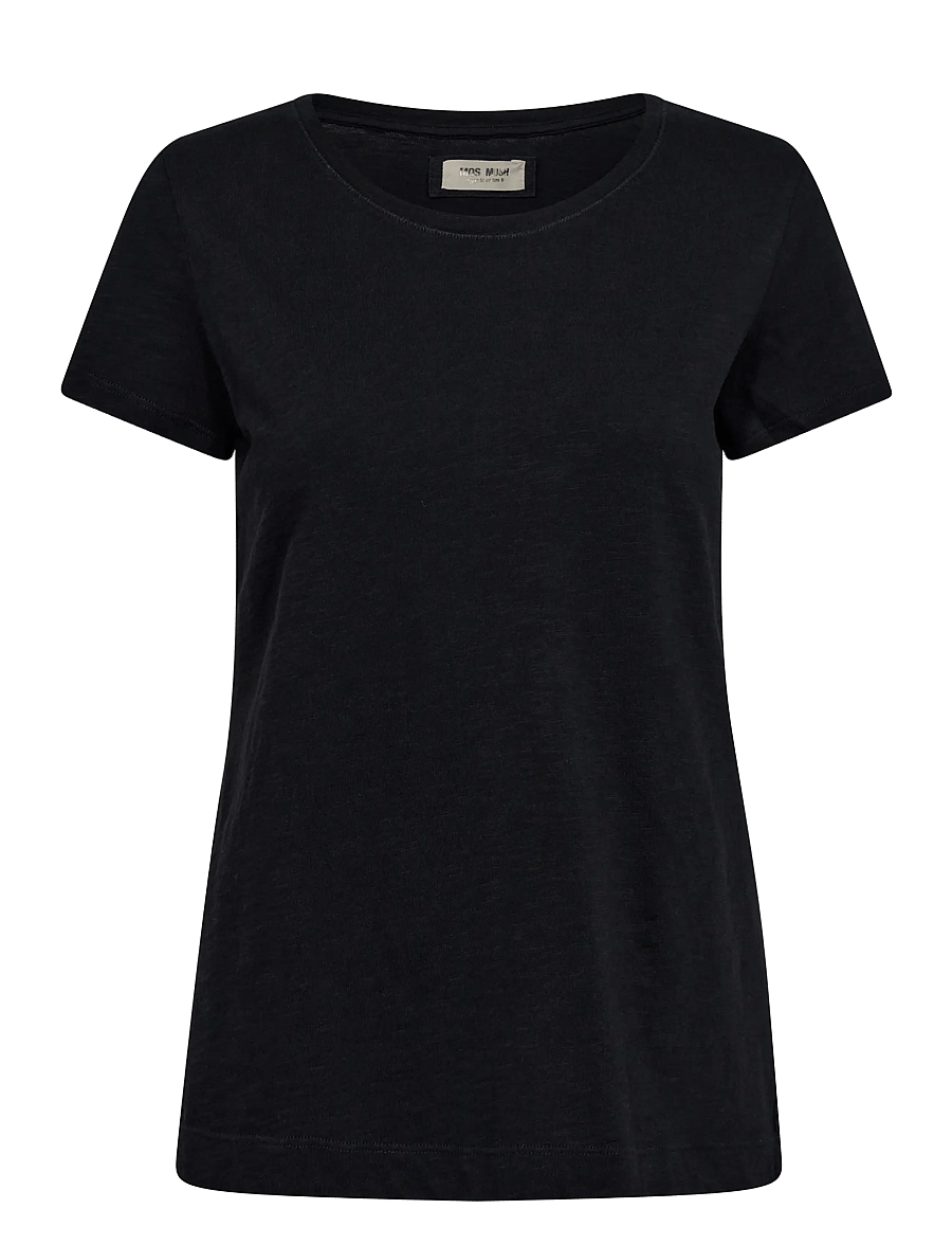 MOS MOSH - MMArden Organic O-Ss Tee - t-shirts - black - 1