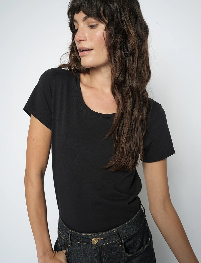 MOS MOSH - MMArden Organic O-Ss Tee - t-shirts - black - 3