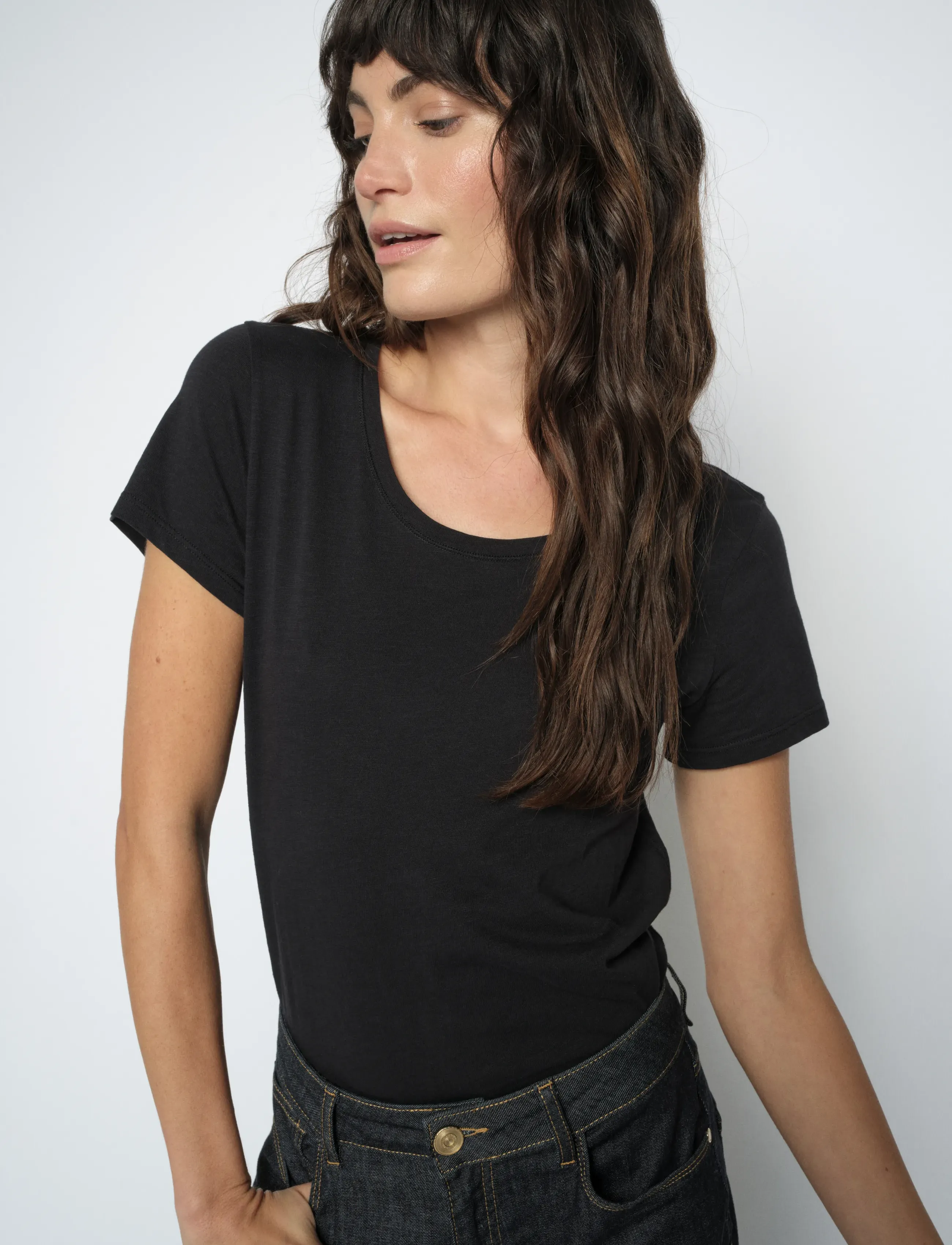 MOS MOSH - MMArden Organic O-Ss Tee - t-shirts - black - 3