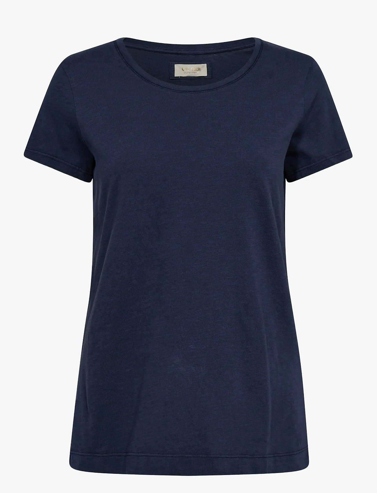 MOS MOSH - MMArden Organic O-Ss Tee - t-shirts - navy - 0