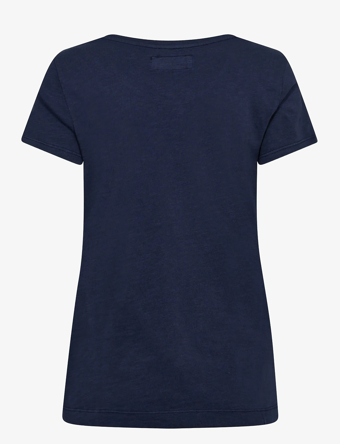 MOS MOSH - MMArden Organic O-Ss Tee - t-shirts - navy - 1