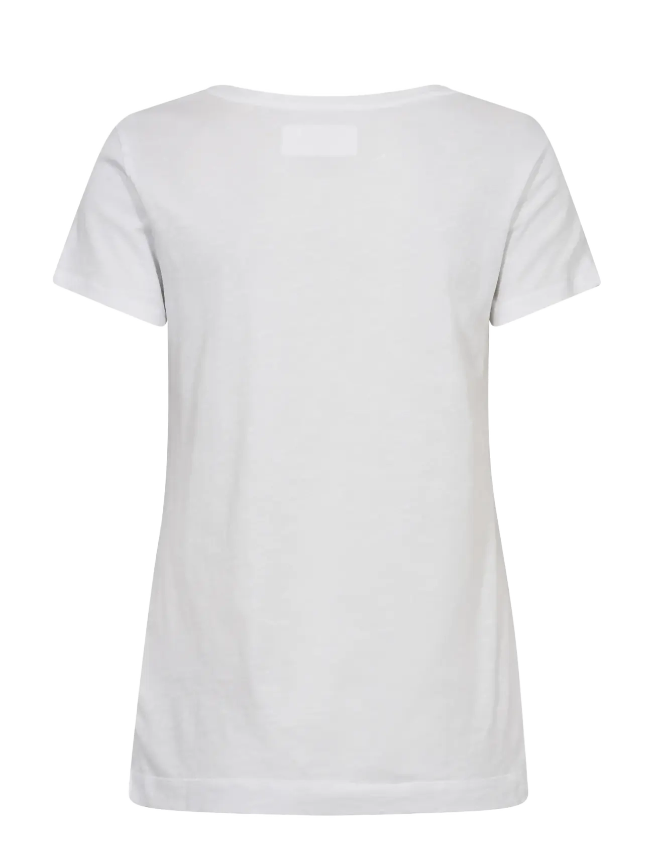 MOS MOSH MMArden Organic O-Ss Tee - T-shirts & Toppe - WHITE / white