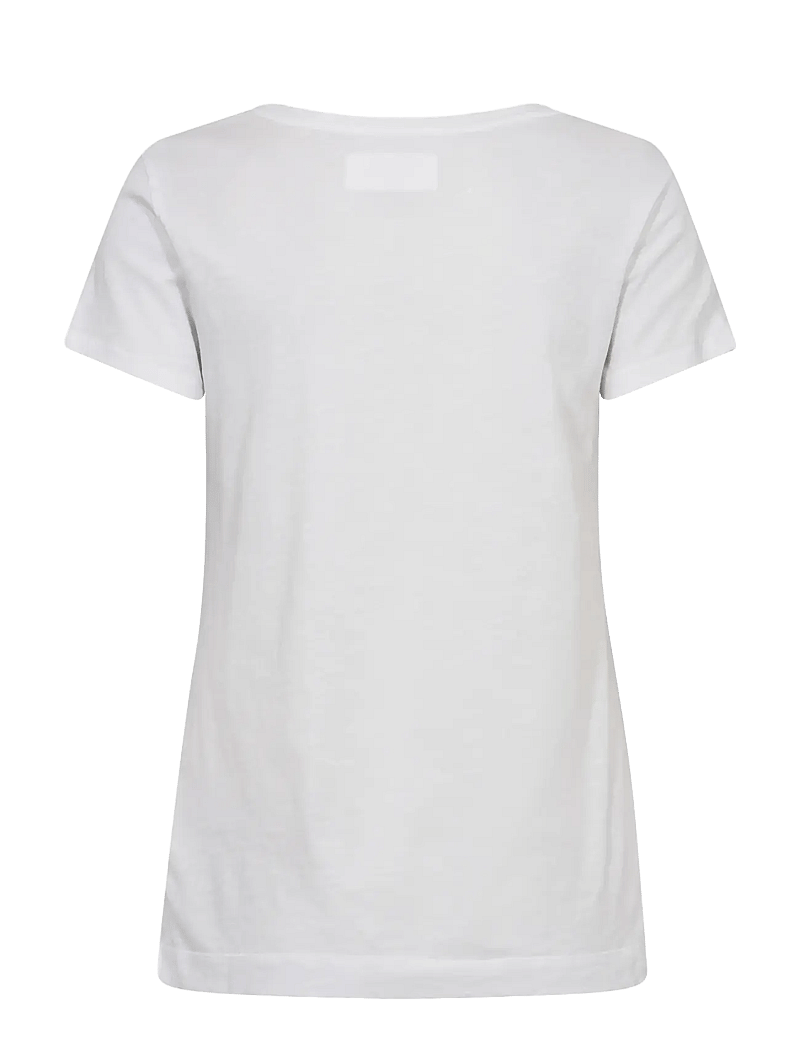 MOS MOSH - MMArden Organic O-Ss Tee - t-shirts - white - 0