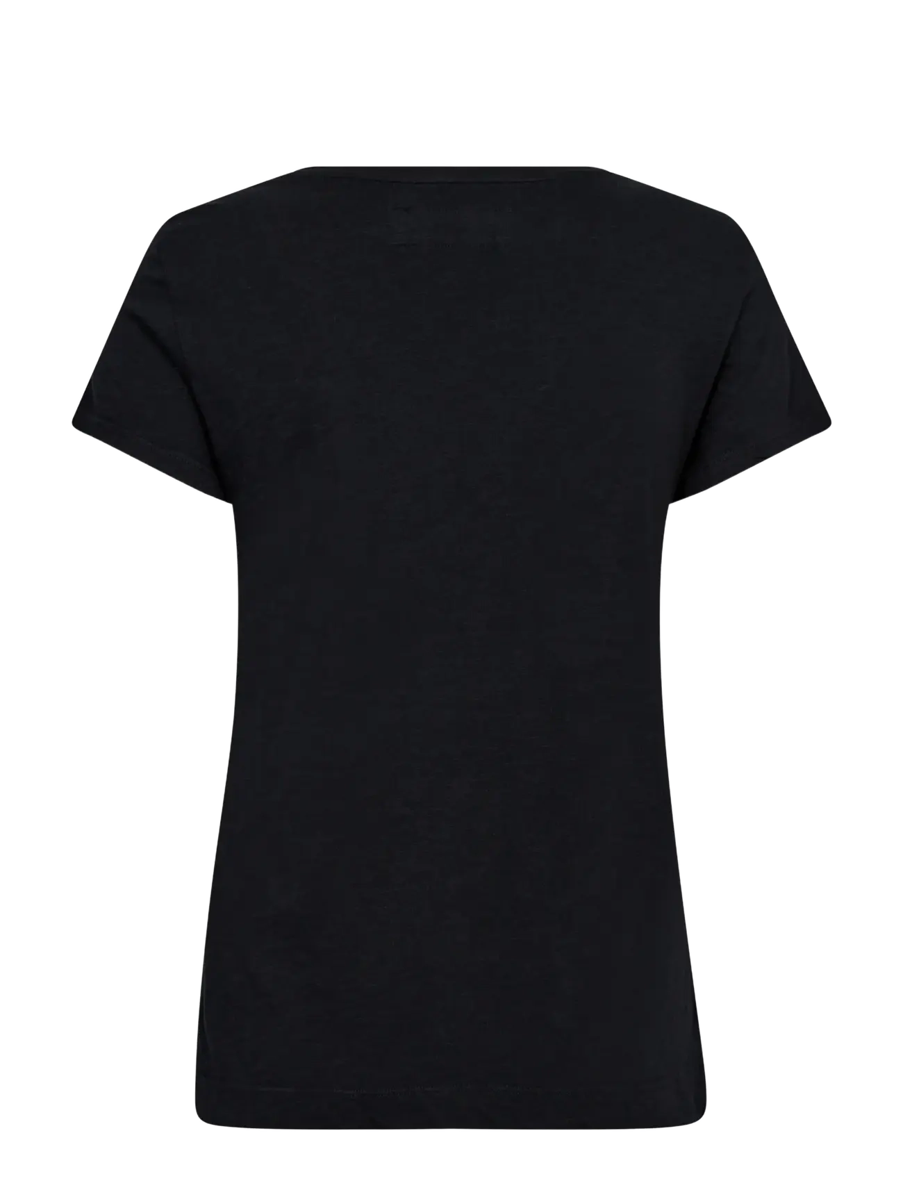 MOS MOSH - MMArden Organic V-Ss Tee - t-shirts - black - 2