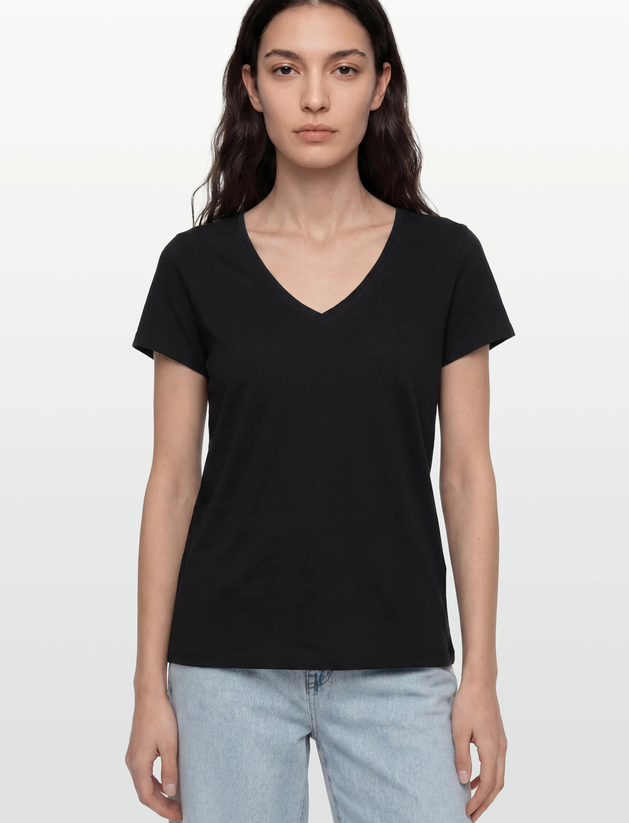 Mos Mosh Mmarden Organic V-Ss Tee t-shirts dam – bild 2