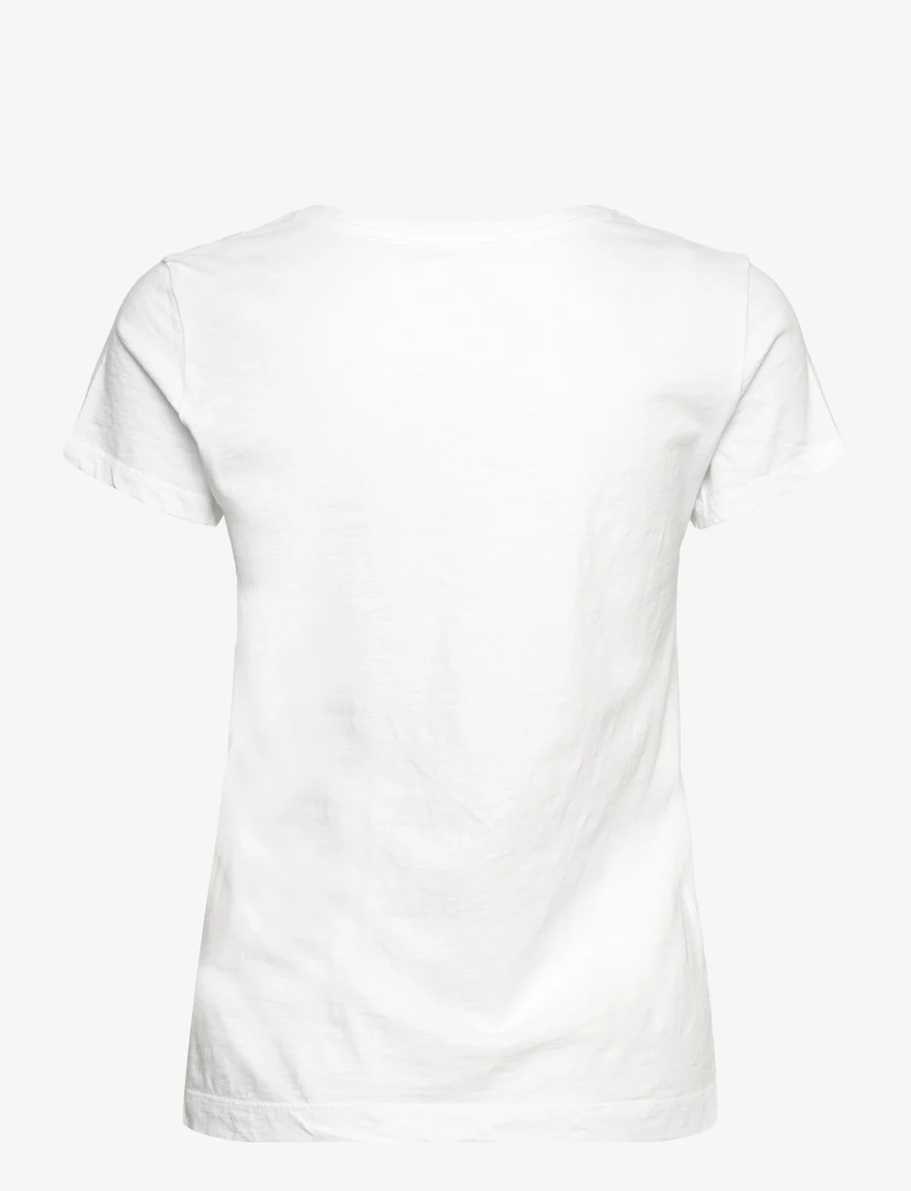 MOS MOSH - MMArden Organic V-Ss Tee - t-shirts - white - 1