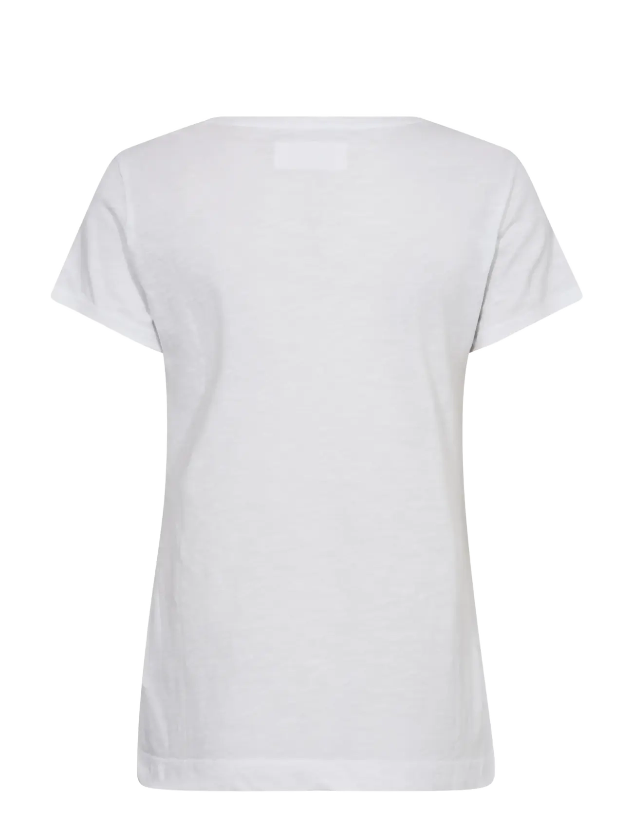 MOS MOSH - MMArden Organic V-Ss Tee - t-särgid - white - 2