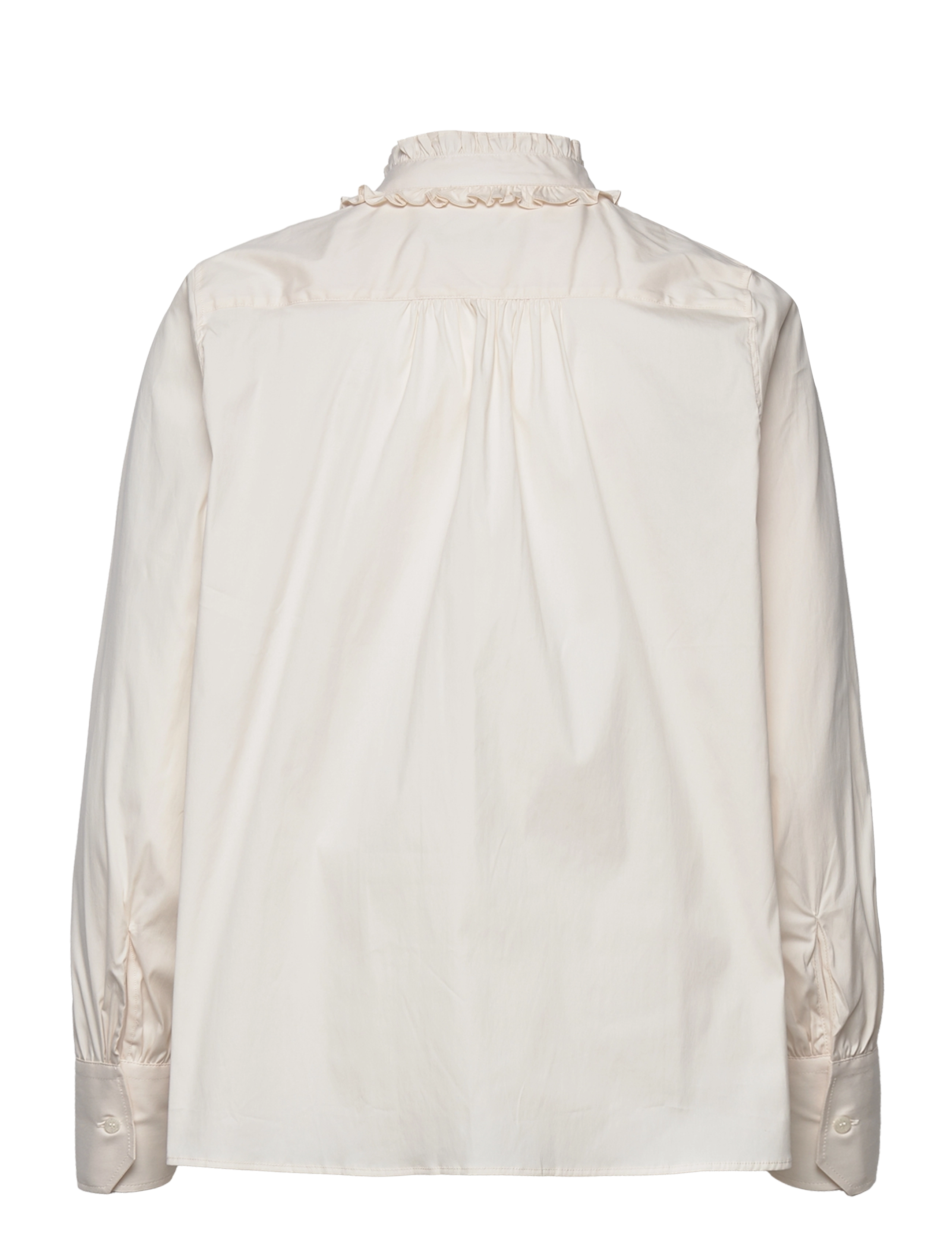 MOS MOSH - Hattie LS Blouse - pitkähihaiset puserot - ecru - 1
