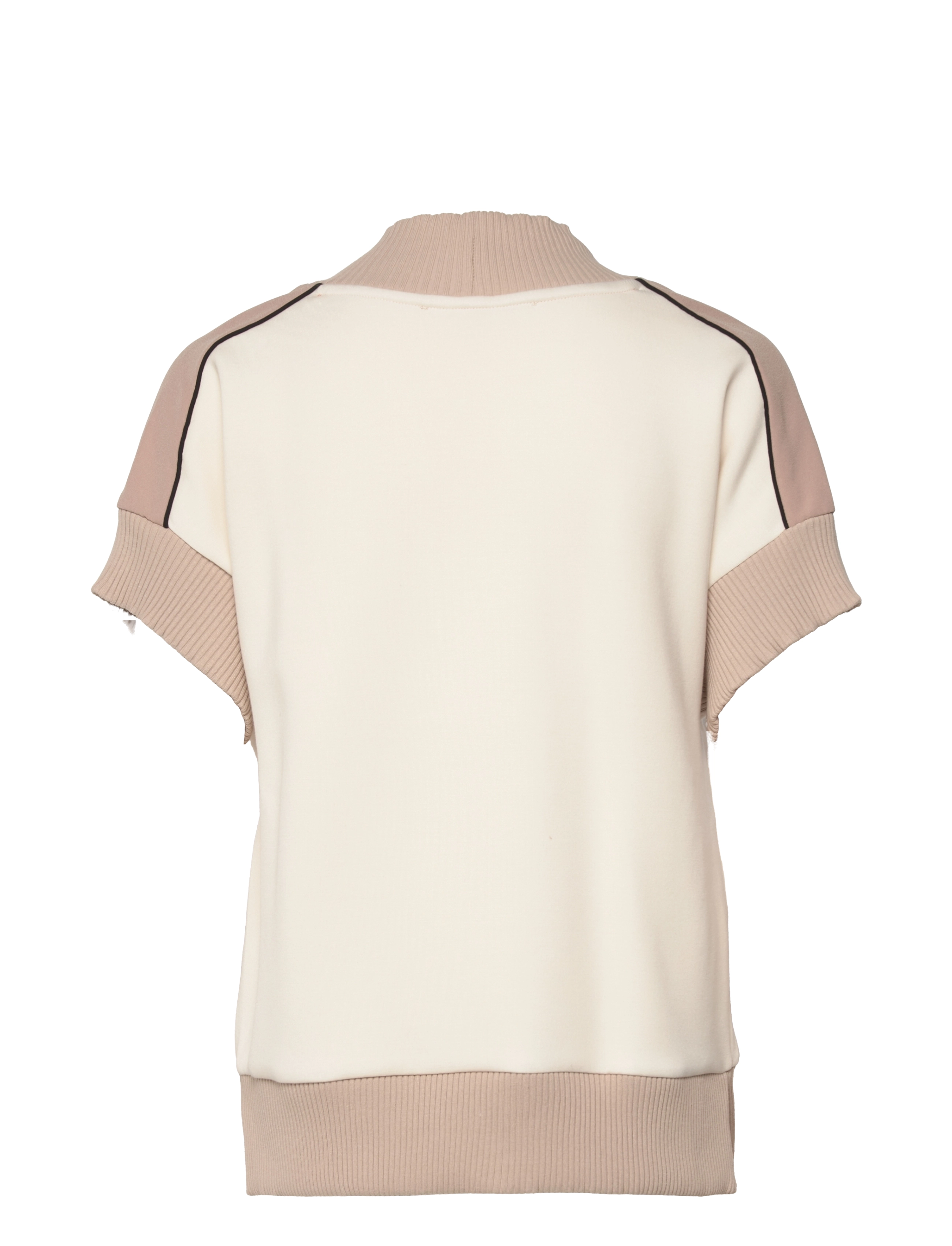MOS MOSH - Carole V-Neck Waistcoat - ecru - 1