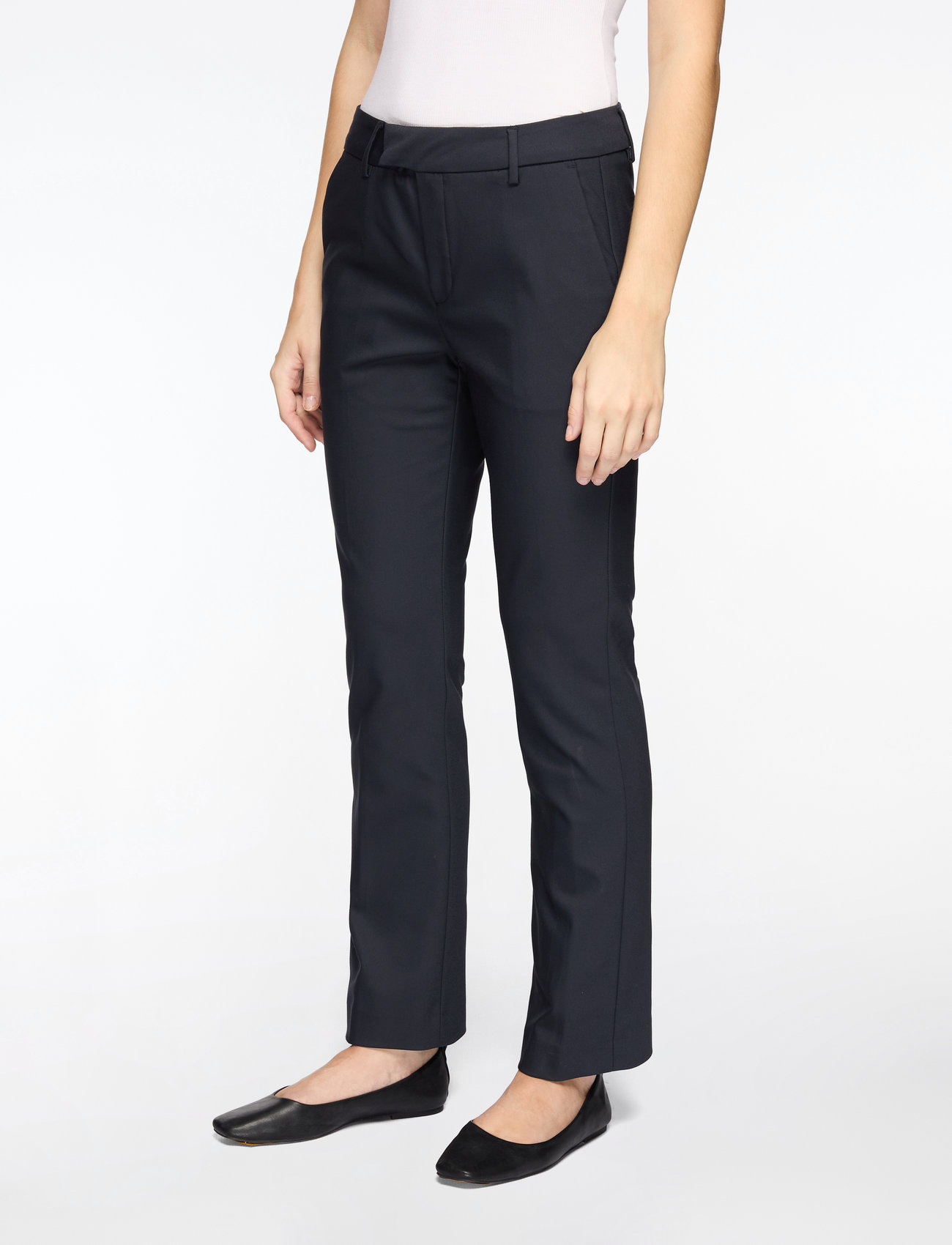 MOS MOSH - MMEllen Night Pant - kostymbyxor - navy - 0