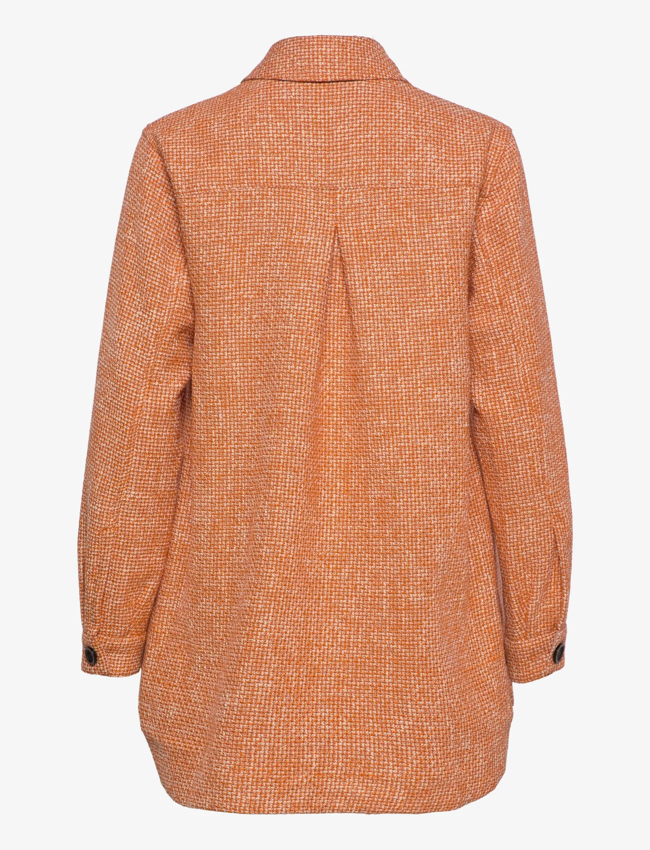 MOS MOSH - Rian Aletta Shirt Jacket - naised - harvest pumpkin melange - 1