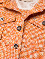 MOS MOSH - Rian Aletta Shirt Jacket - naised - harvest pumpkin melange - 2