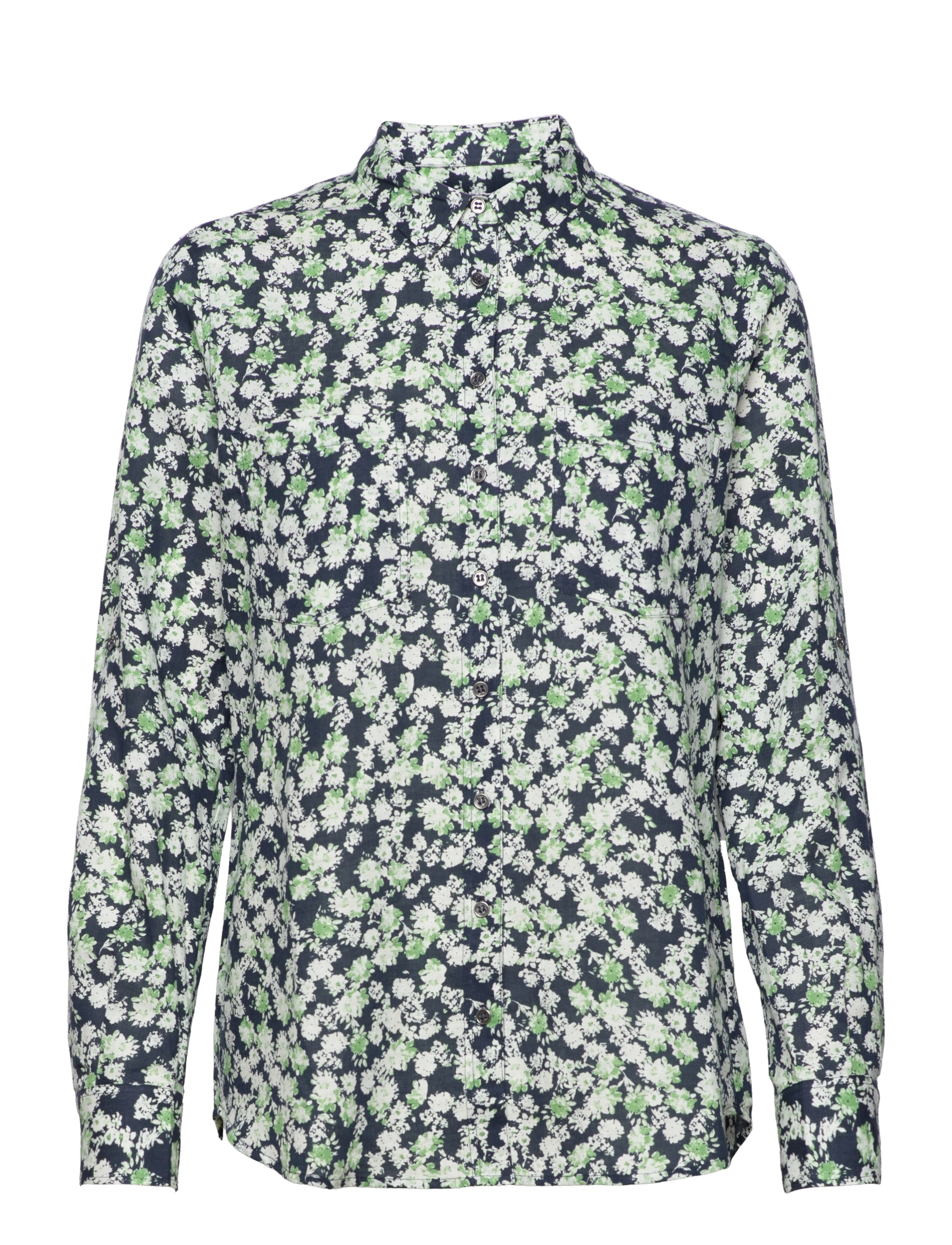 Kaia Bloom Linen Shirt - SALUTE