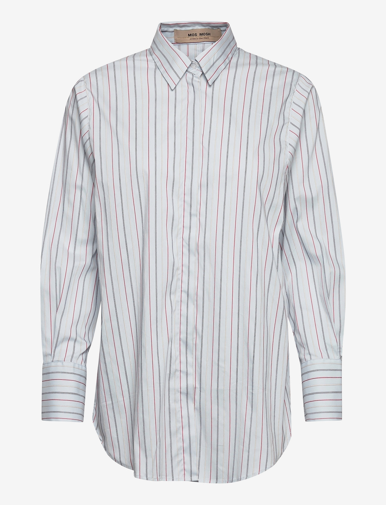MOS MOSH - Enola Multi Stripe Shirt - long-sleeved shirts - skyway - 0