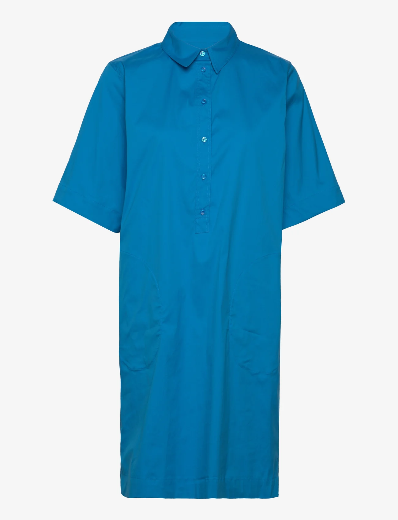 MOS MOSH - Carlee 3/4 Shirt Dress - skjortekjoler - blue aster - 0