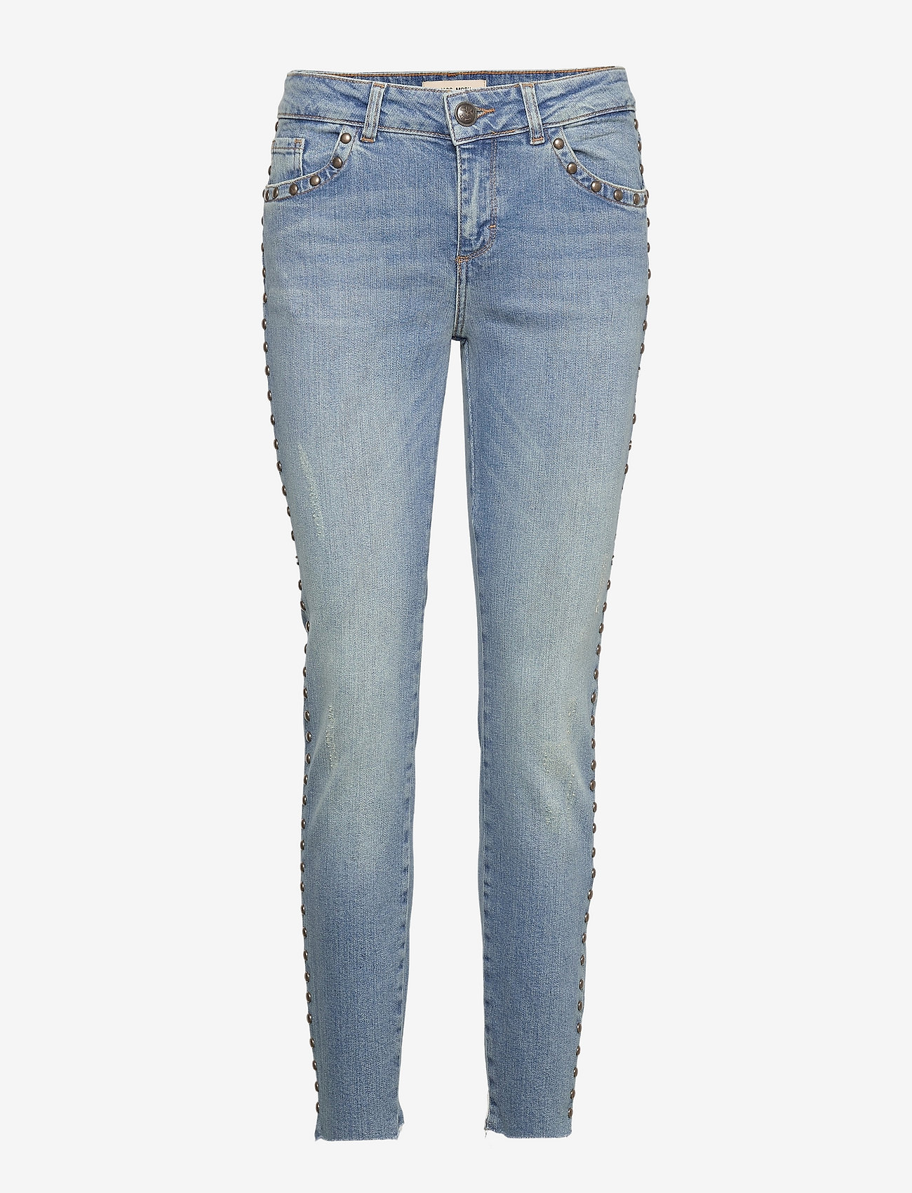 MOS MOSH - Sumner Vintage Jeans - džinsa bikses ar tievām starām - light blue - 0
