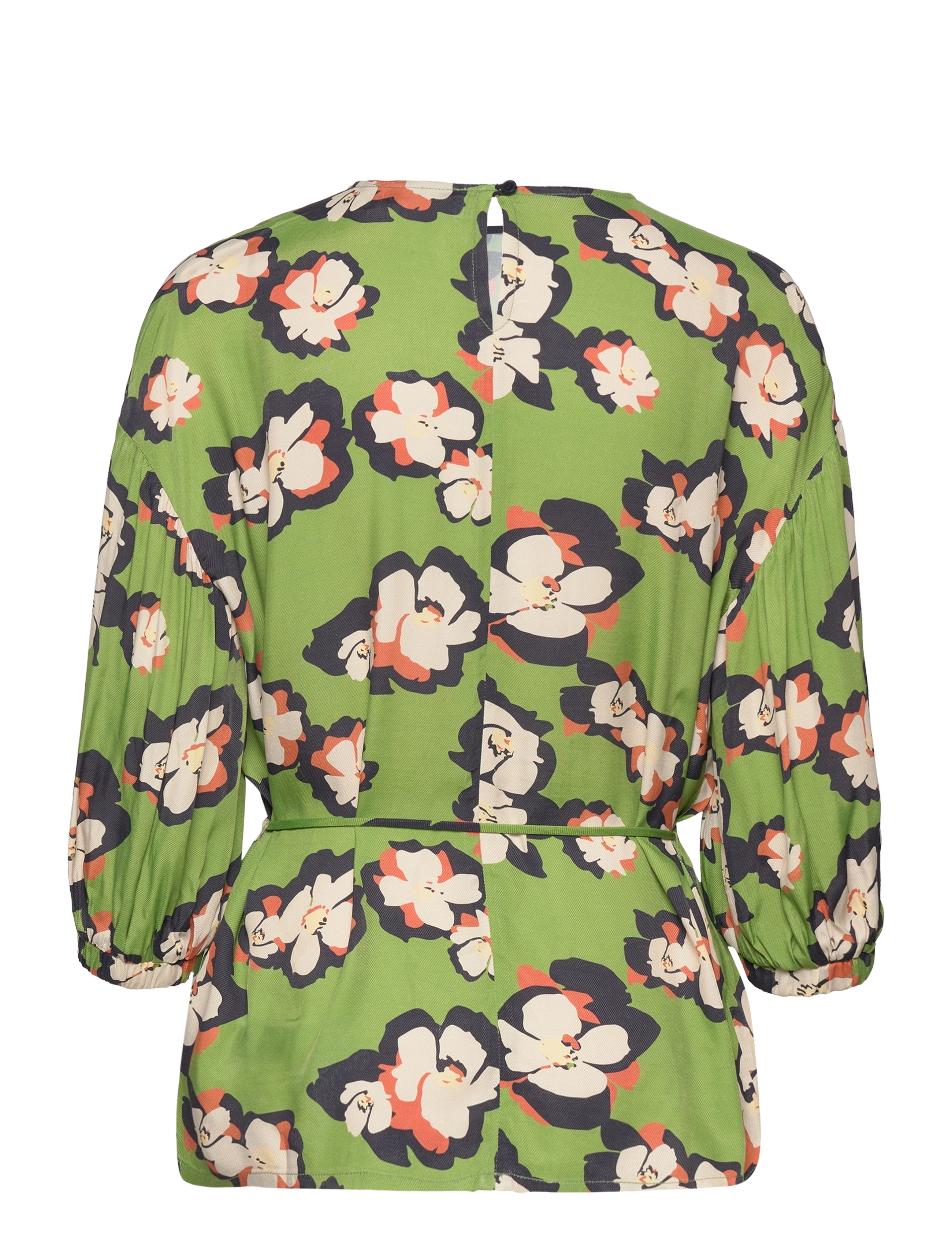 MOS MOSH - Mave Flori Blouse - langärmlige blusen - forest green - 1