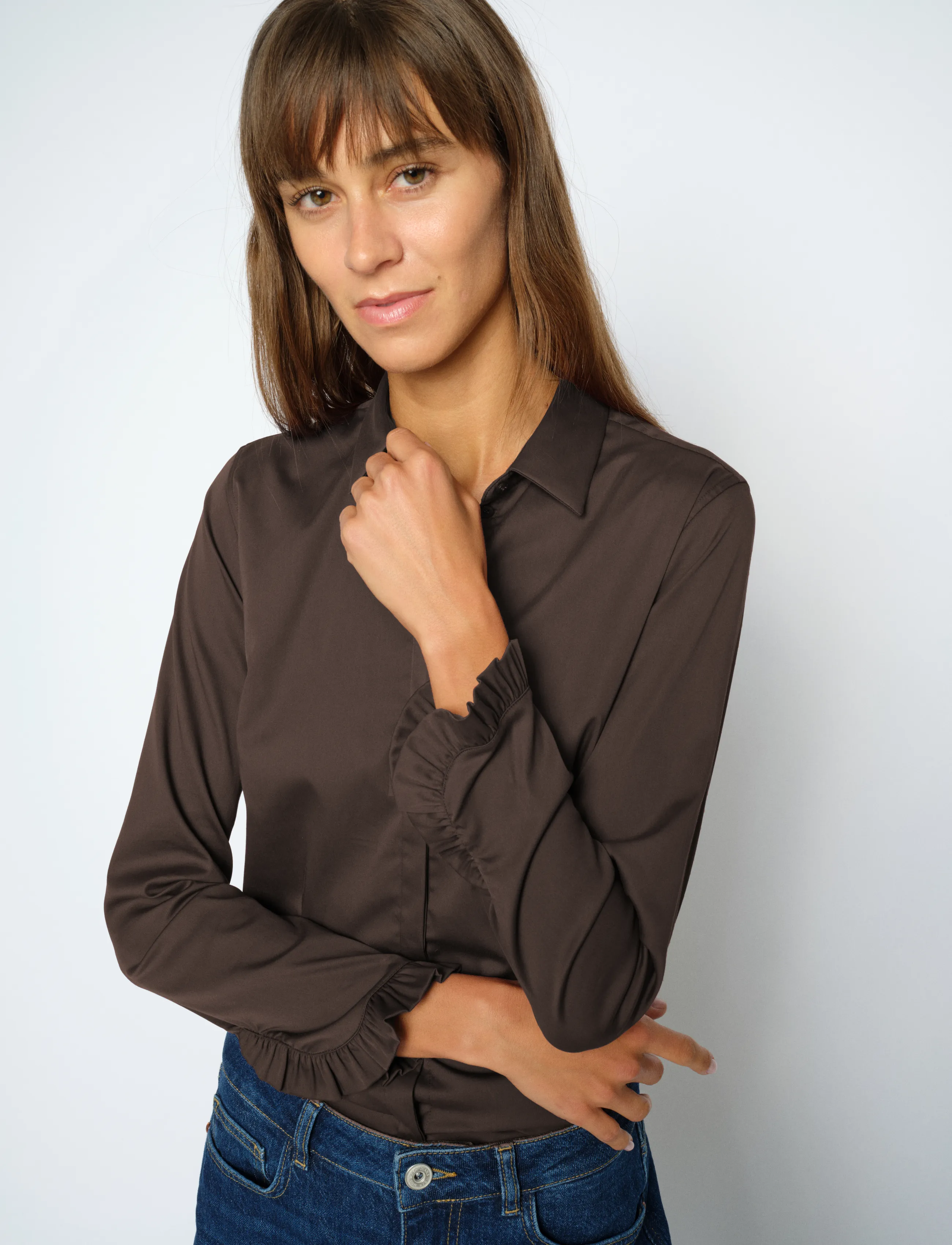 MOS MOSH MMMattie Flip Shirt - Hemden - DELICIOSO / brown