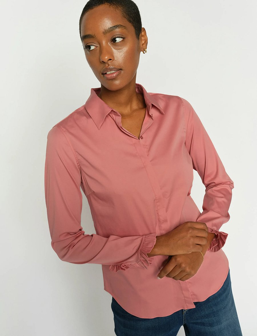 MOS MOSH - MMMattie Flip Shirt - langerma skyrtur - dusty rose - 0