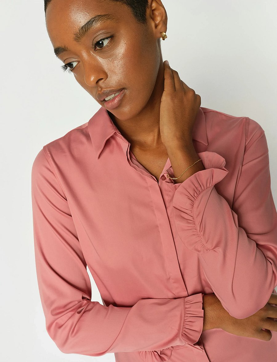 MOS MOSH - MMMattie Flip Shirt - langerma skyrtur - dusty rose - 3