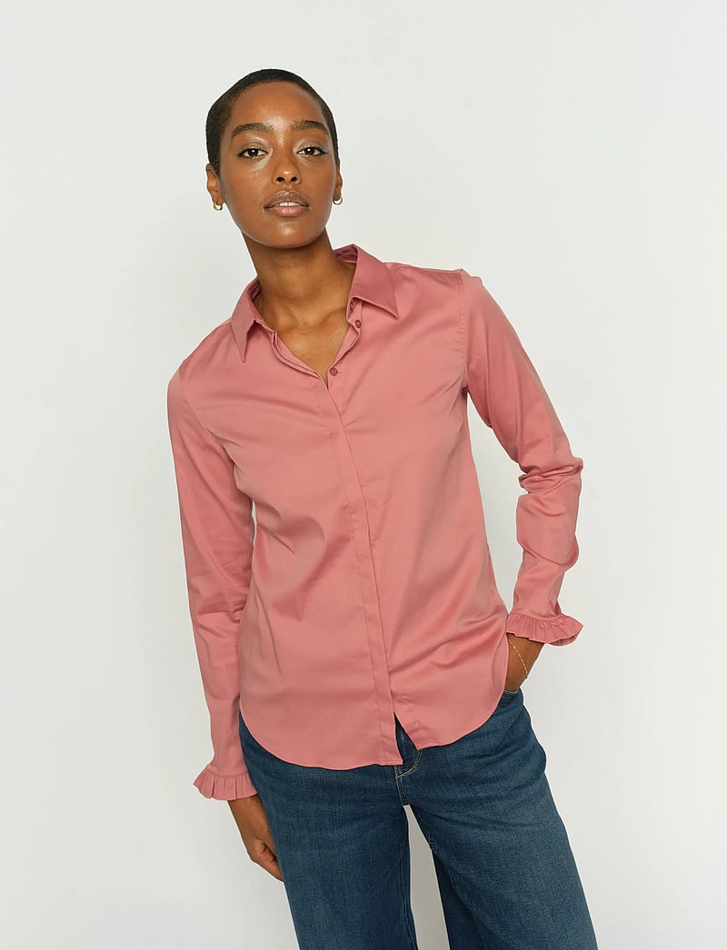 MOS MOSH - MMMattie Flip Shirt - langærmede skjorter - dusty rose - 4