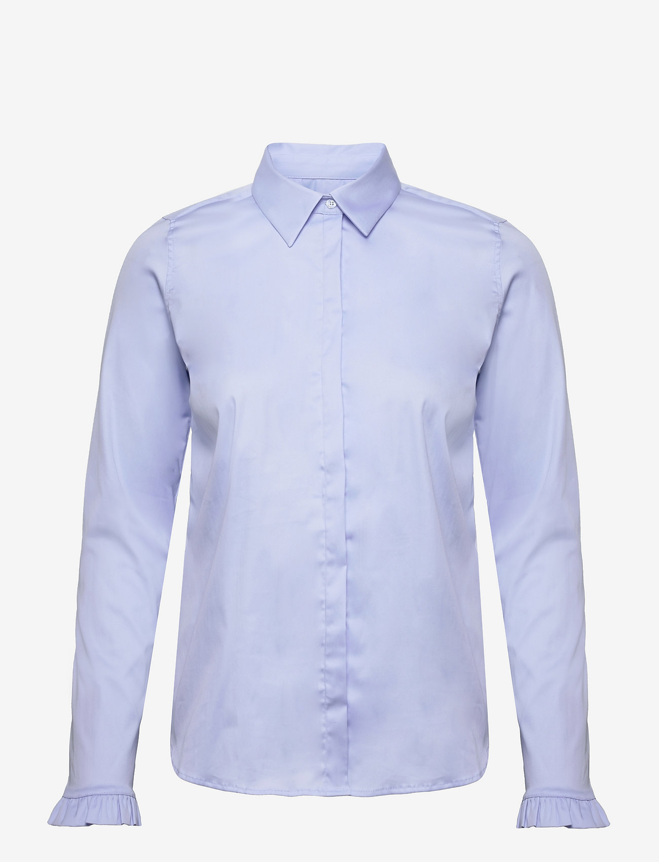 MOS MOSH - Mattie Flip Shirt - långärmade skjortor - light blue - 0