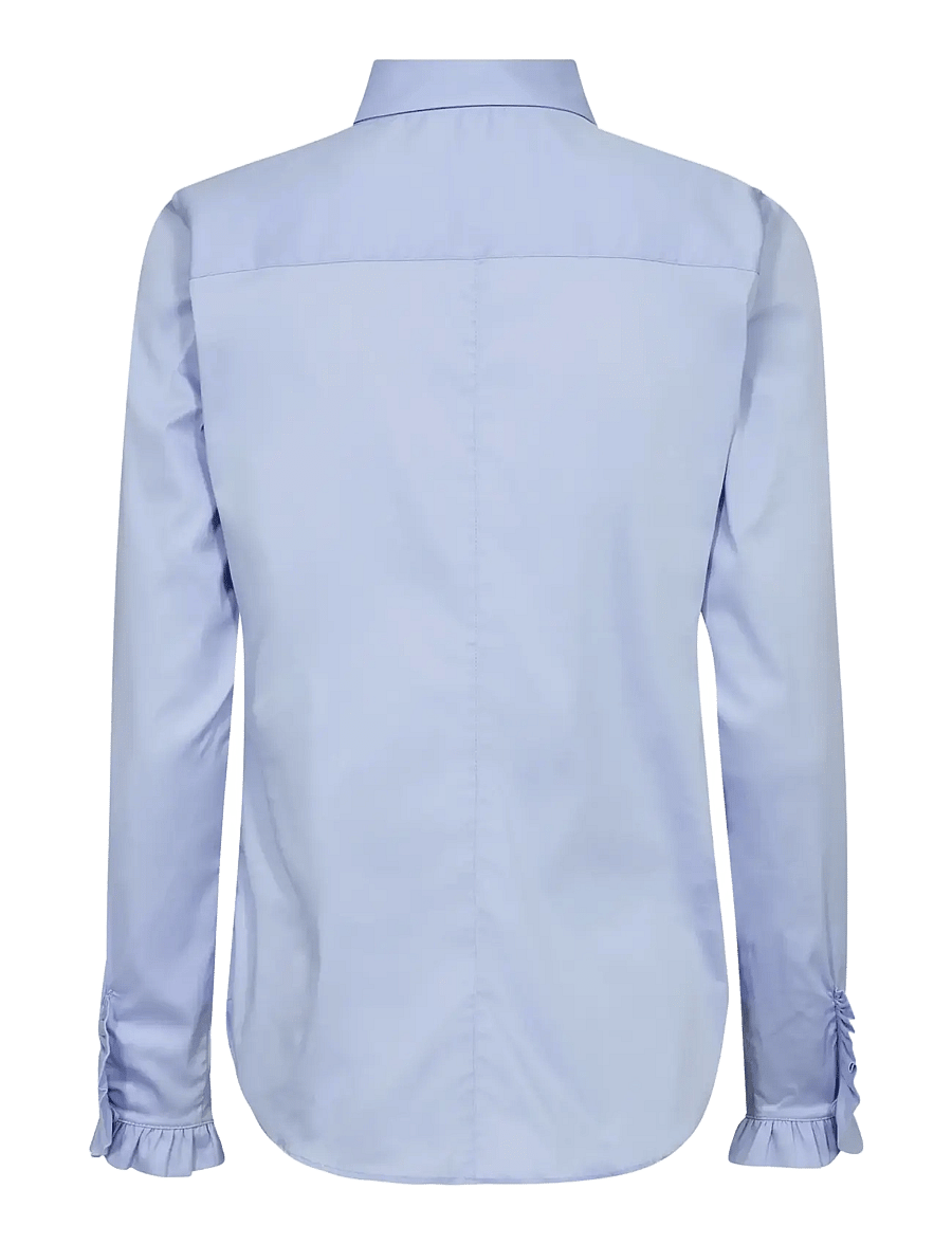 MOS MOSH - MMMattie Flip Shirt - långärmade skjortor - light blue - 2