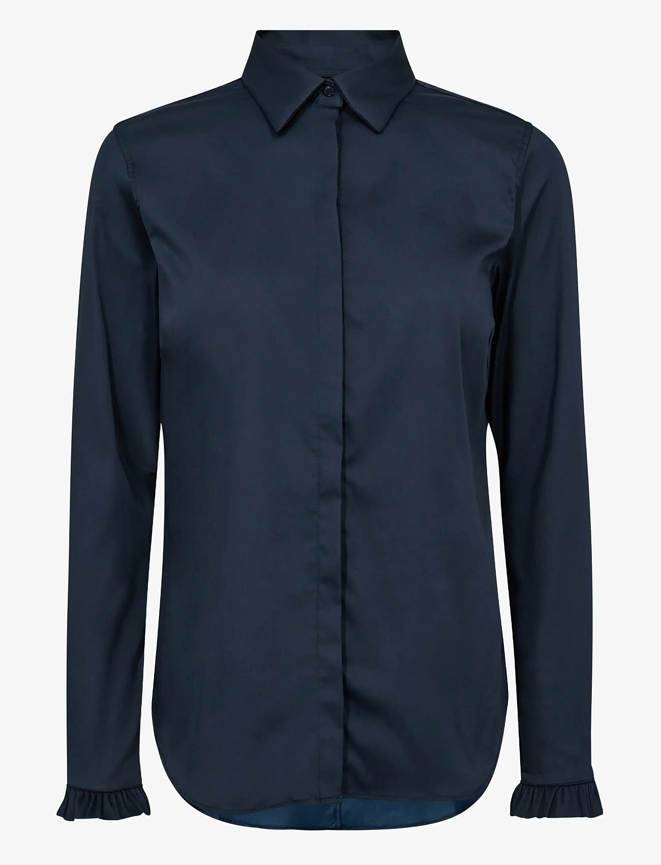 MOS MOSH - MMMattie Flip Shirt - langerma skyrtur - night blue - 0