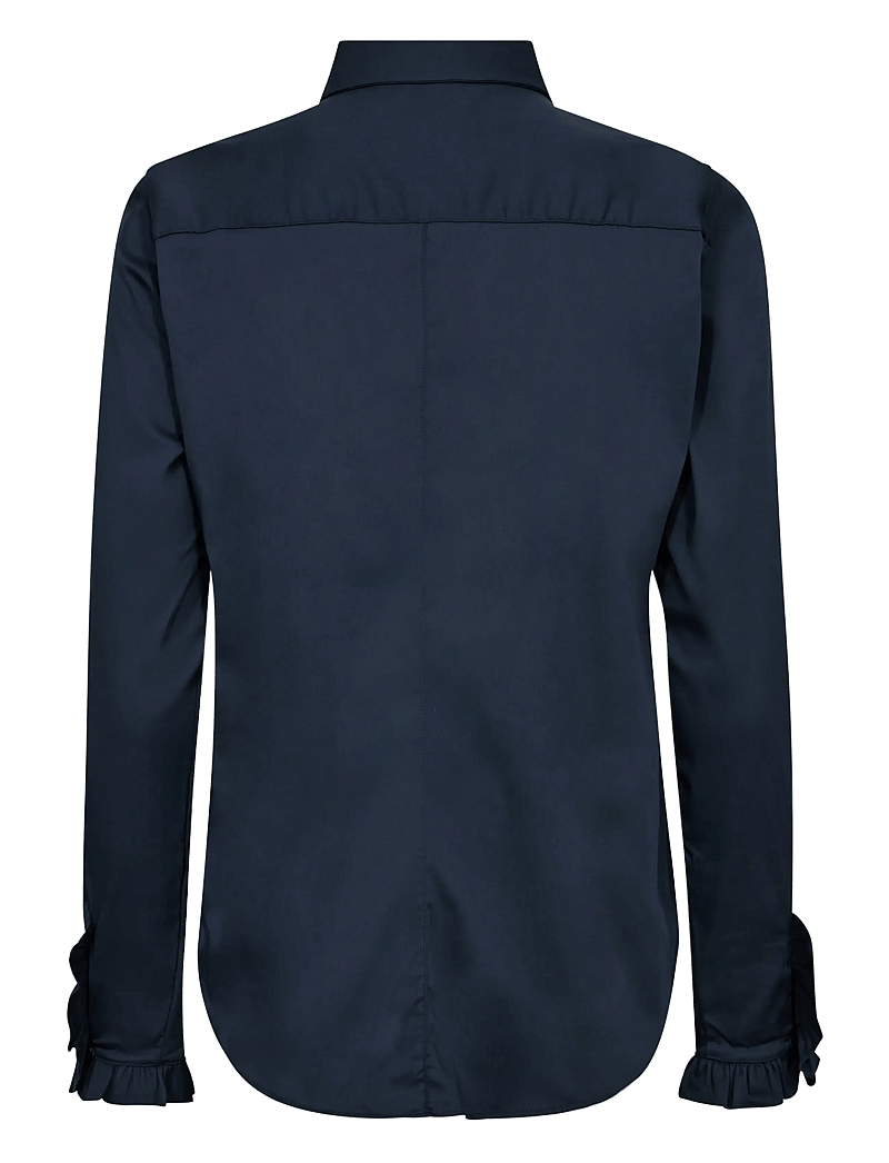 MOS MOSH - MMMattie Flip Shirt - langerma skyrtur - night blue - 1