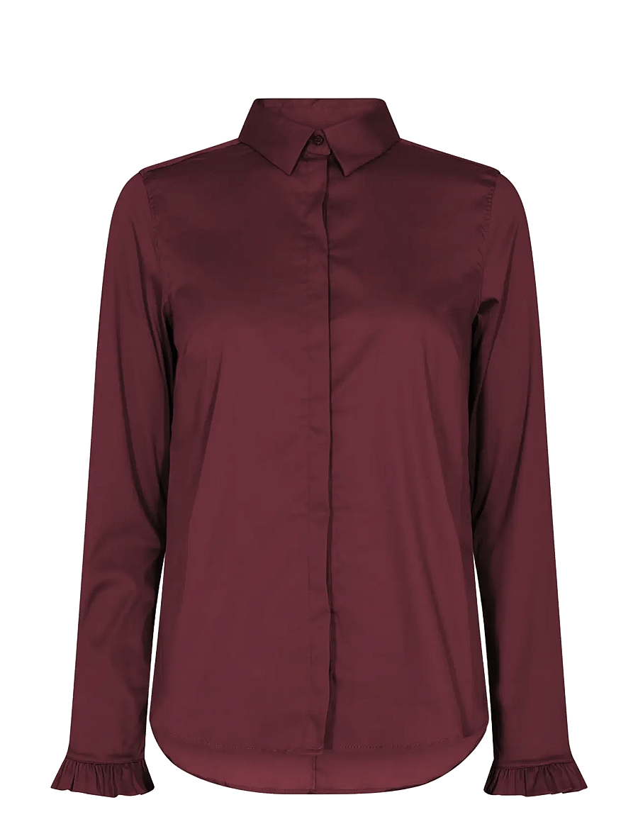 MOS MOSH - MMMattie Flip Shirt - pikkade varrukatega särgid - port royale - 1