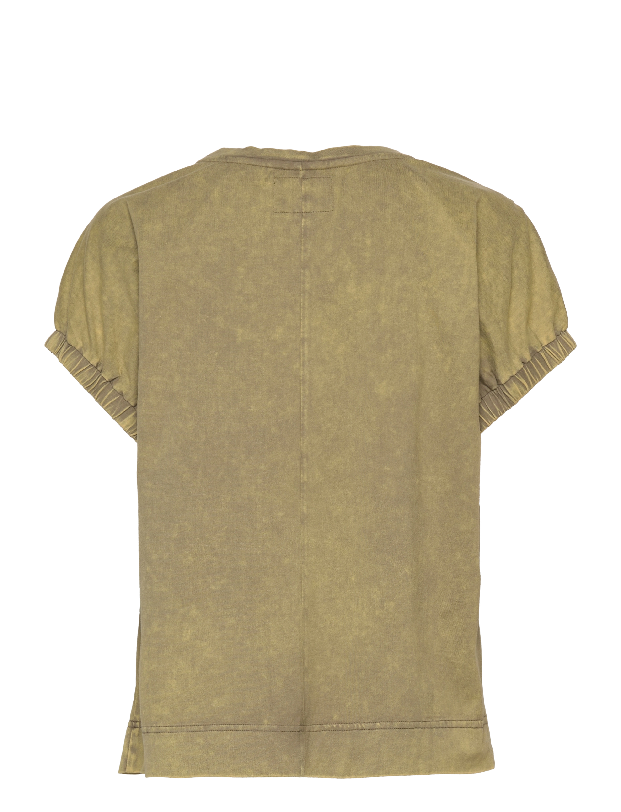 MOS MOSH - Act O-SS Tee - olive gray - 1