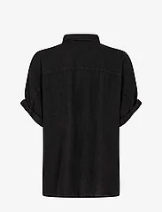 MOS MOSH - Aven SS Linen Shirt - linen shirts - black - 1
