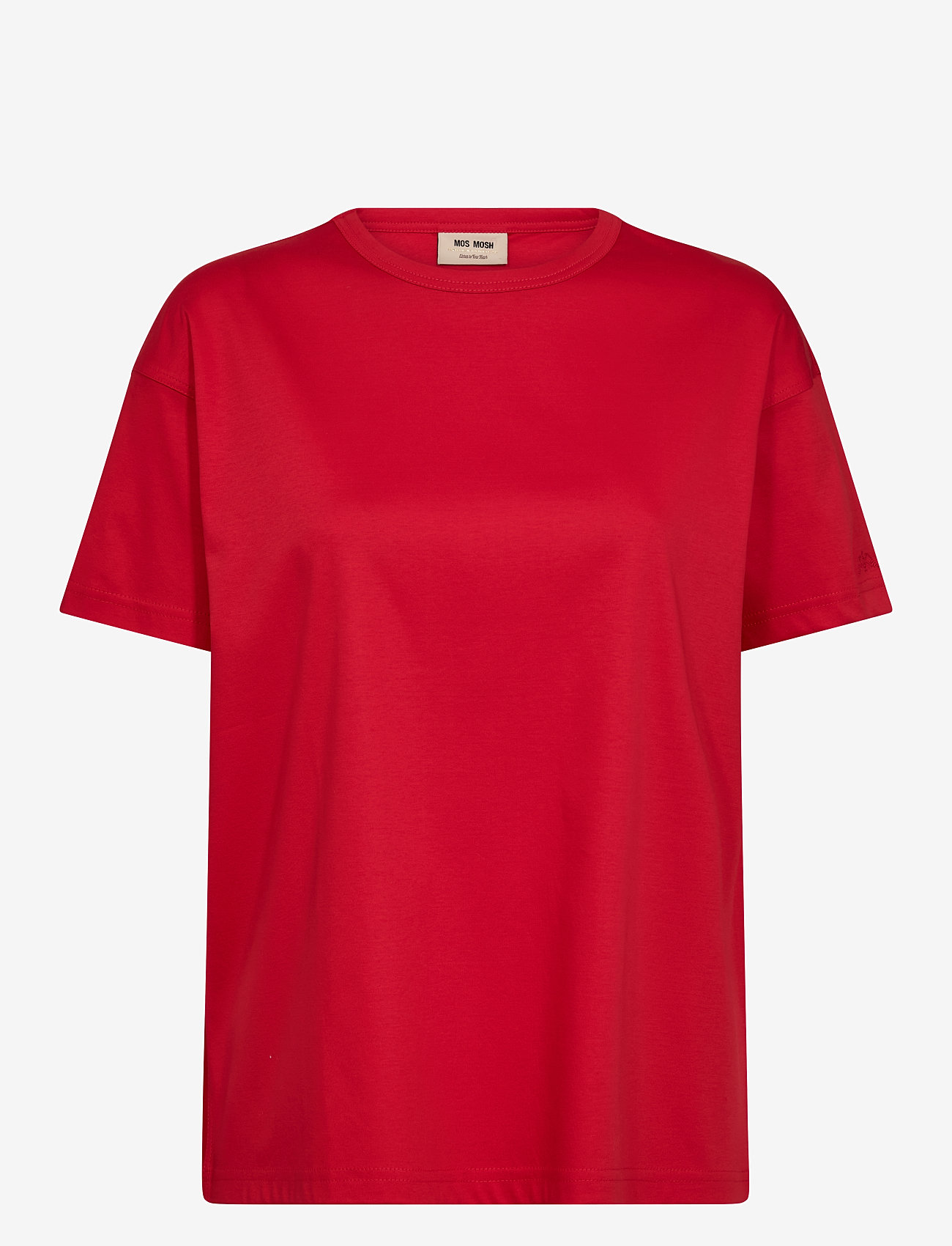 MOS MOSH - Aina O-SS Tee - t-shirts - chinese red - 0