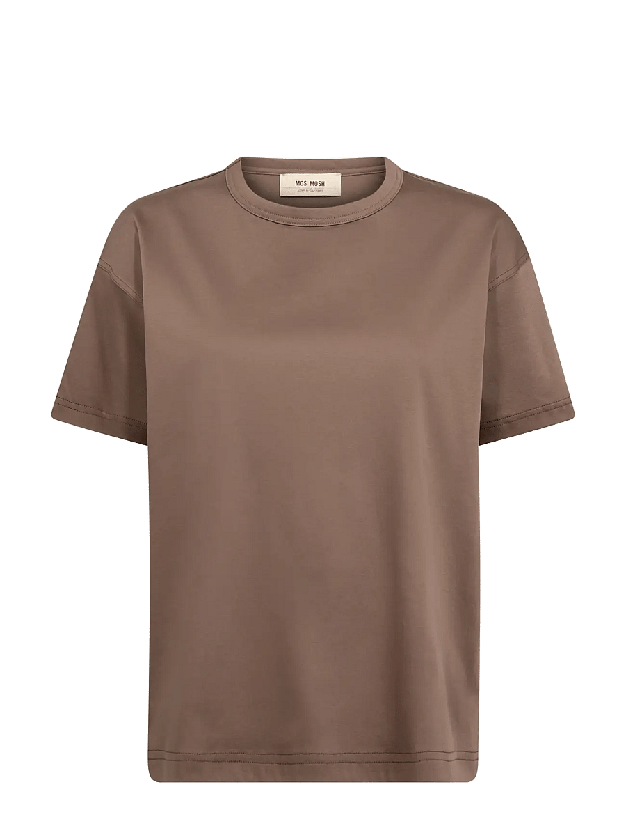 MOS MOSH - MMAina O-SS Tee - t-shirts - coffee quartz - 1