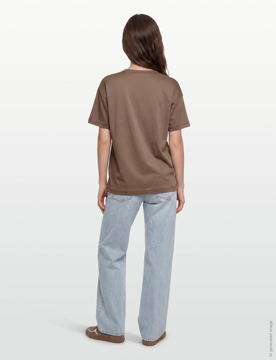 MOS MOSH - MMAina O-SS Tee - t-shirts - coffee quartz - 4