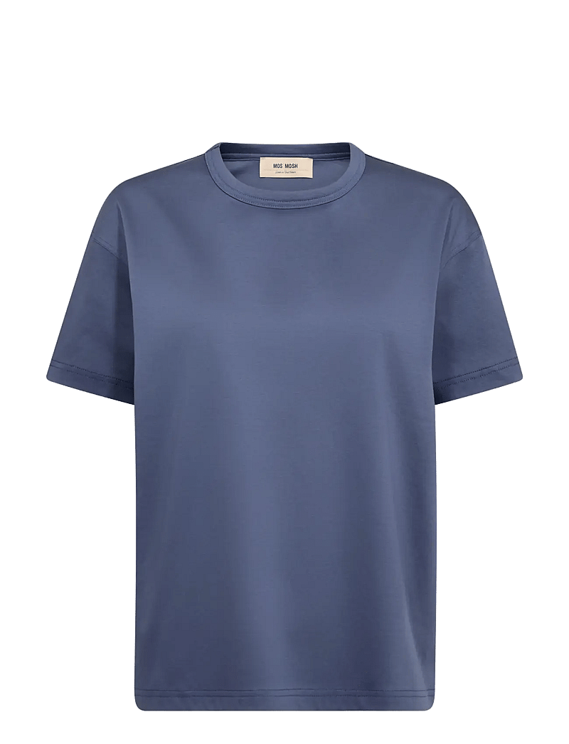 MOS MOSH - MMAina O-SS Tee - t-särgid - crown blue - 0