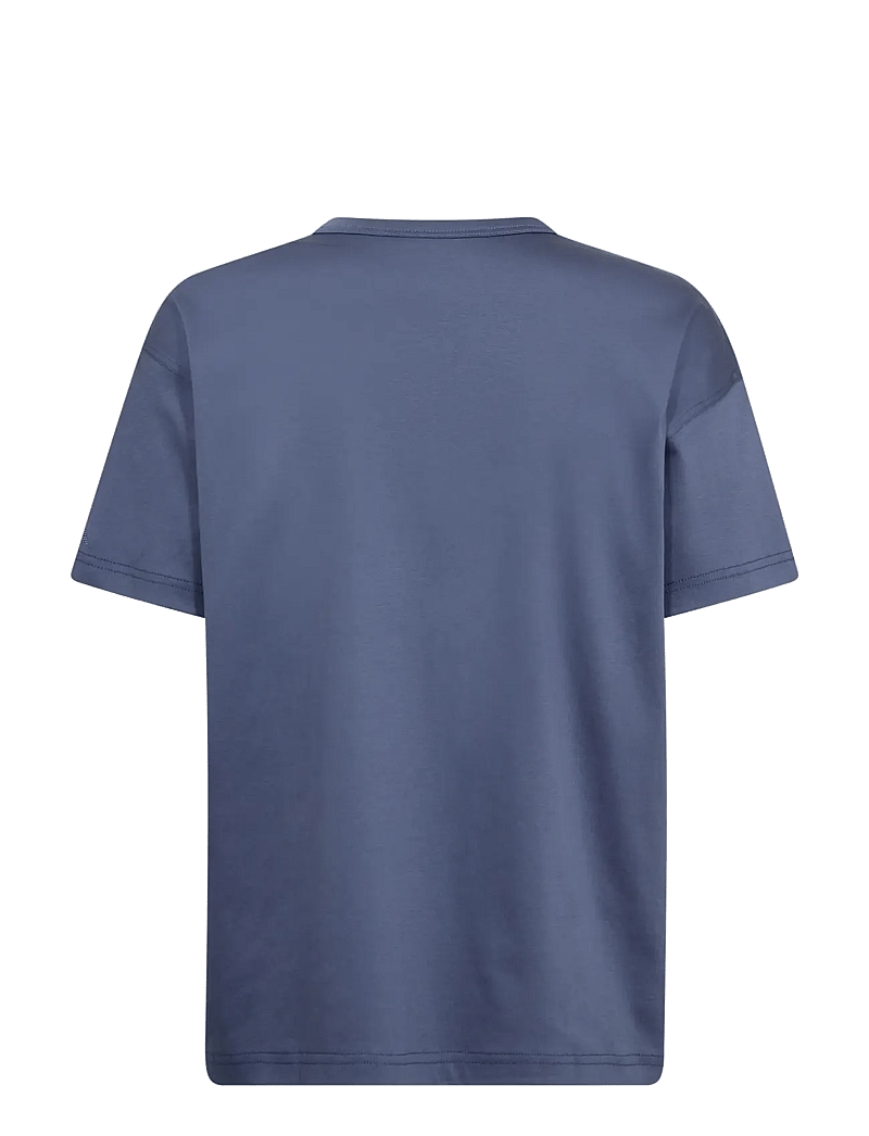 MOS MOSH - MMAina O-SS Tee - t-särgid - crown blue - 1