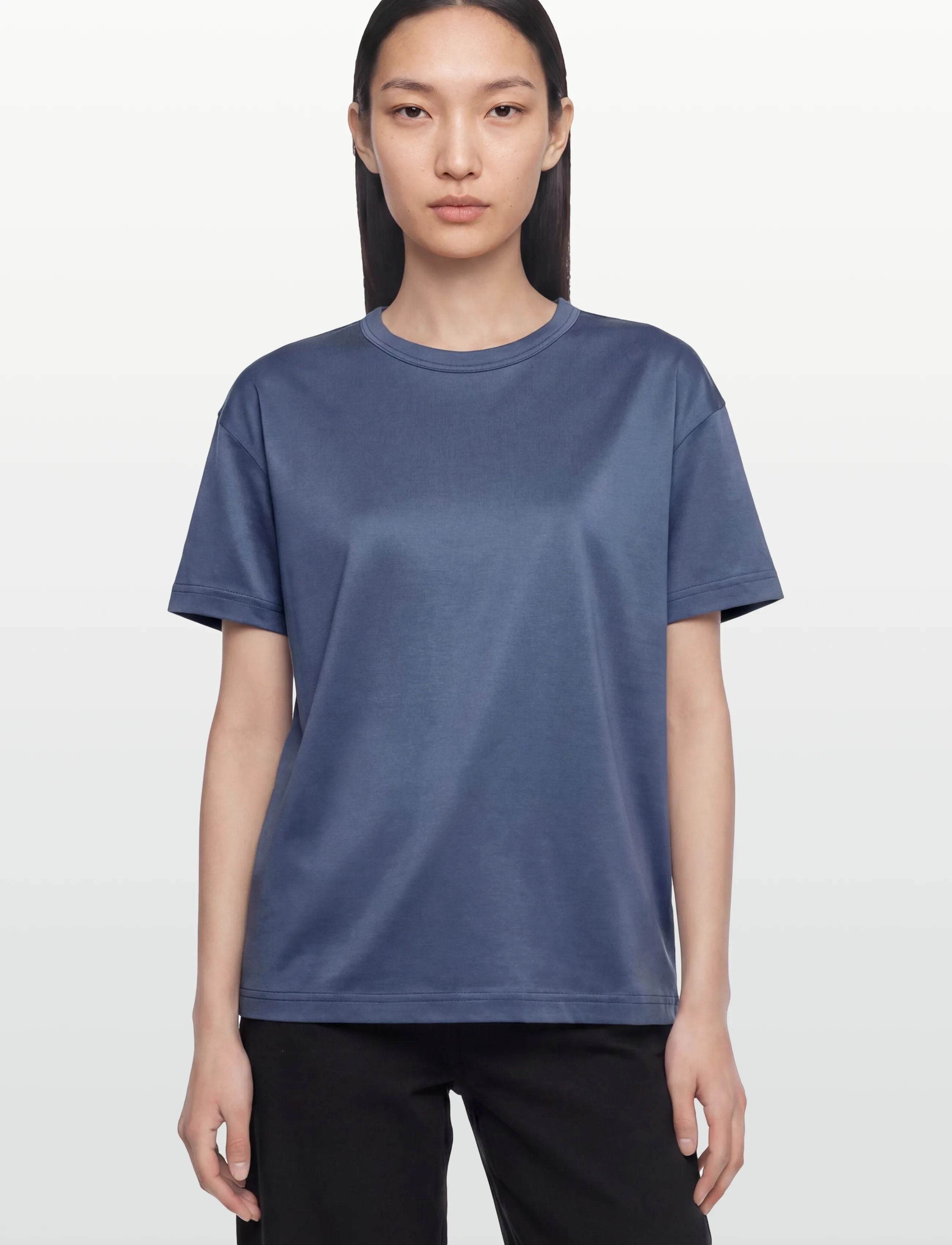 MOS MOSH - MMAina O-SS Tee - t-särgid - crown blue - 3