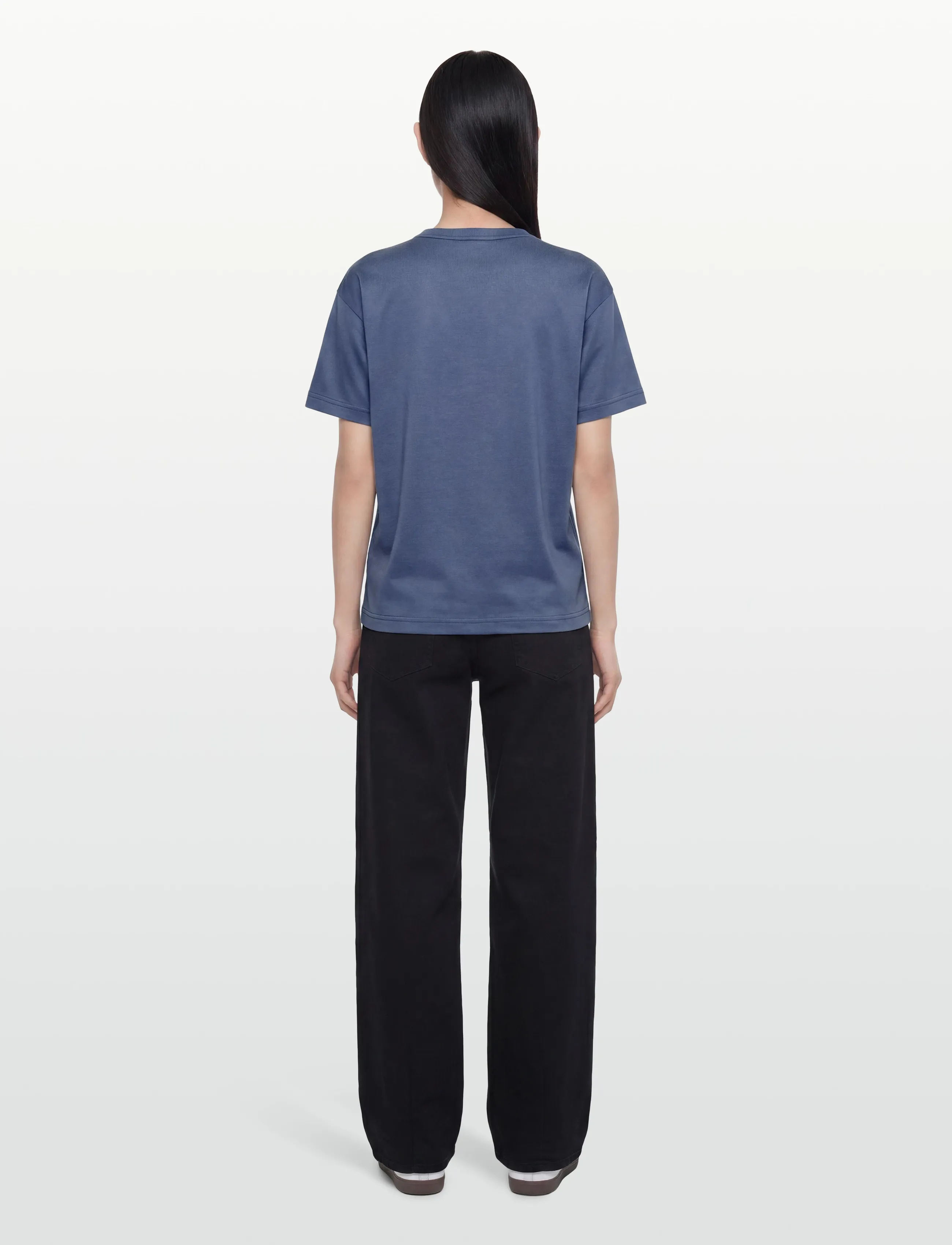 MOS MOSH - MMAina O-SS Tee - t-särgid - crown blue - 4