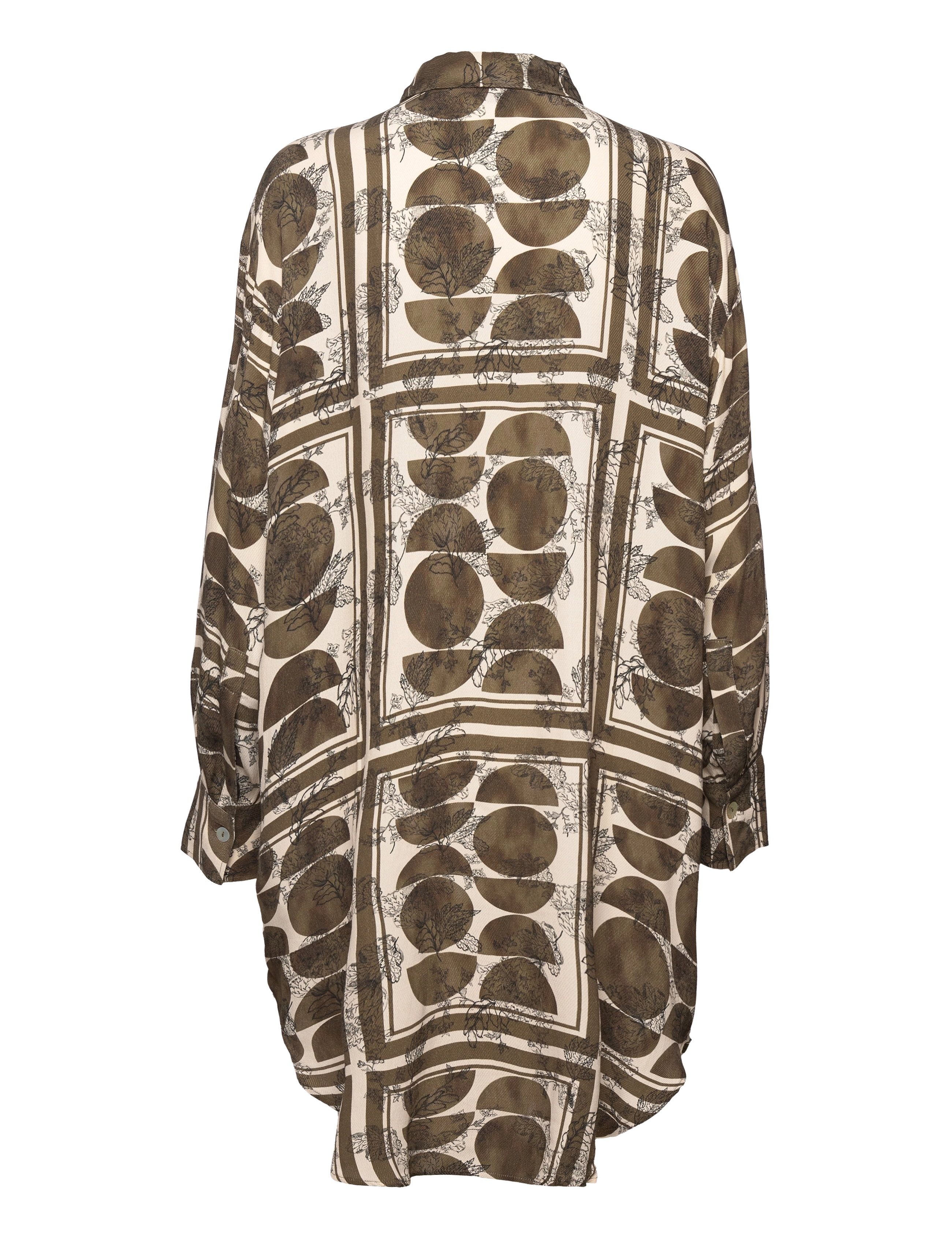 MOS MOSH - MMLeela Bubble Shirt Dress - capers green - 1