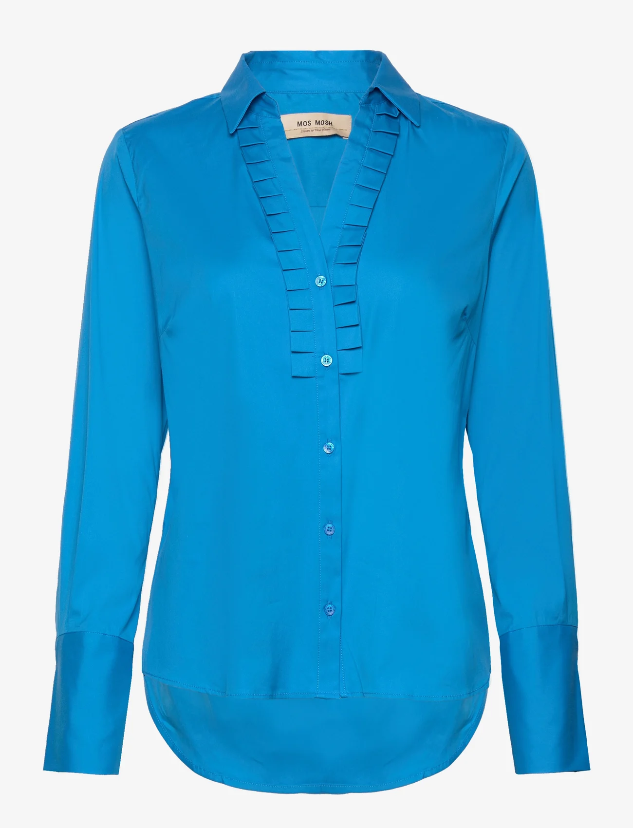 MOS MOSH - Sybel LS Shirt - long-sleeved shirts - blue aster - 0