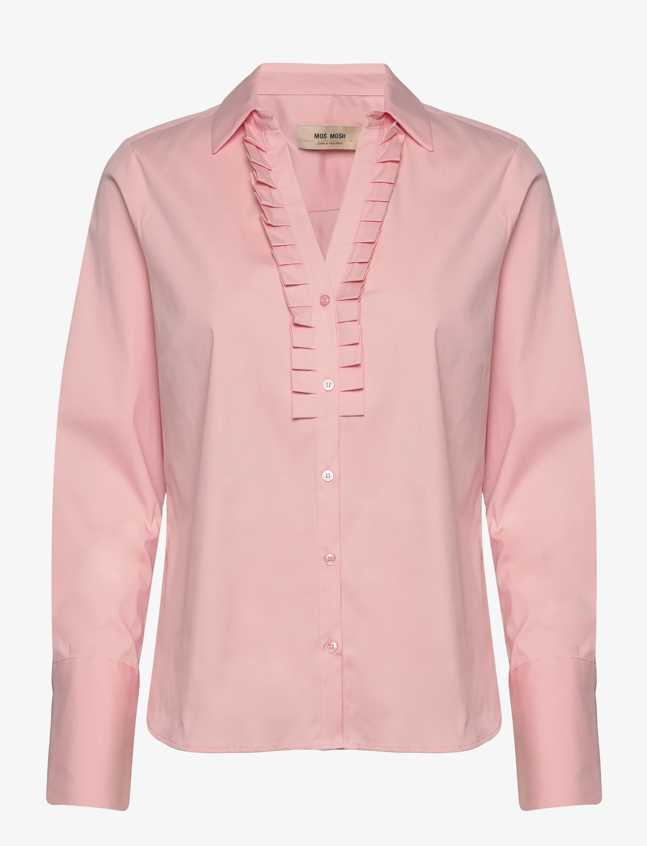 MOS MOSH - Sybel LS Shirt - long-sleeved shirts - silver pink - 0