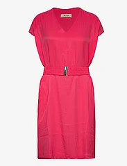 MOS MOSH - Ridley Twill Viscose Dress - korte kjoler - teaberry - 0